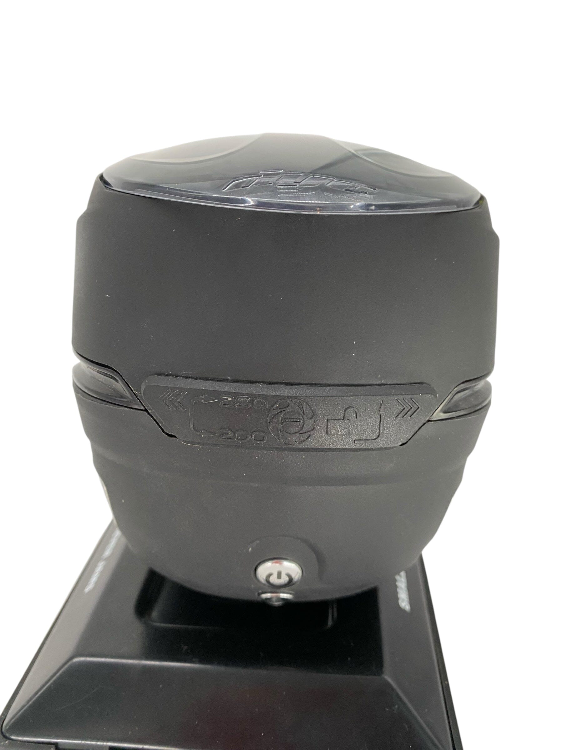 Used Dye R2 Paintball Hopper Loader with Freeflow Feeder Paintball Gun from CPXBrosPaintball Buy/Sell/Trade Paintball Markers, New Paintball Guns, Paintball Hoppers, Paintball Masks, and Hormesis Headbands