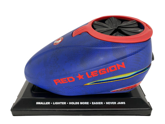Used Dye R2 Red Legion Paintball Hopper Loader Paintball Gun from CPXBrosPaintball Buy/Sell/Trade Paintball Markers, New Paintball Guns, Paintball Hoppers, Paintball Masks, and Hormesis Headbands