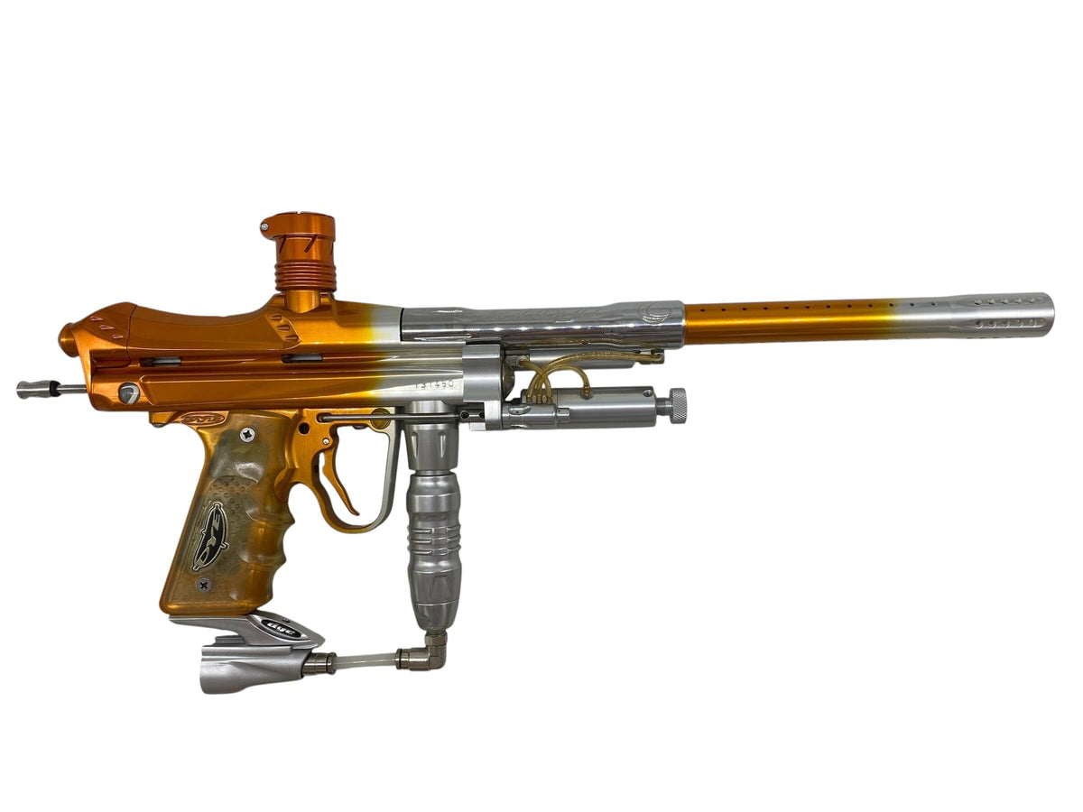 Used Dye Reflex Creamsicle Fade Paintball Gun Paintball Gun from CPXBrosPaintball Buy/Sell/Trade Paintball Markers, New Paintball Guns, Paintball Hoppers, Paintball Masks, and Hormesis Headbands