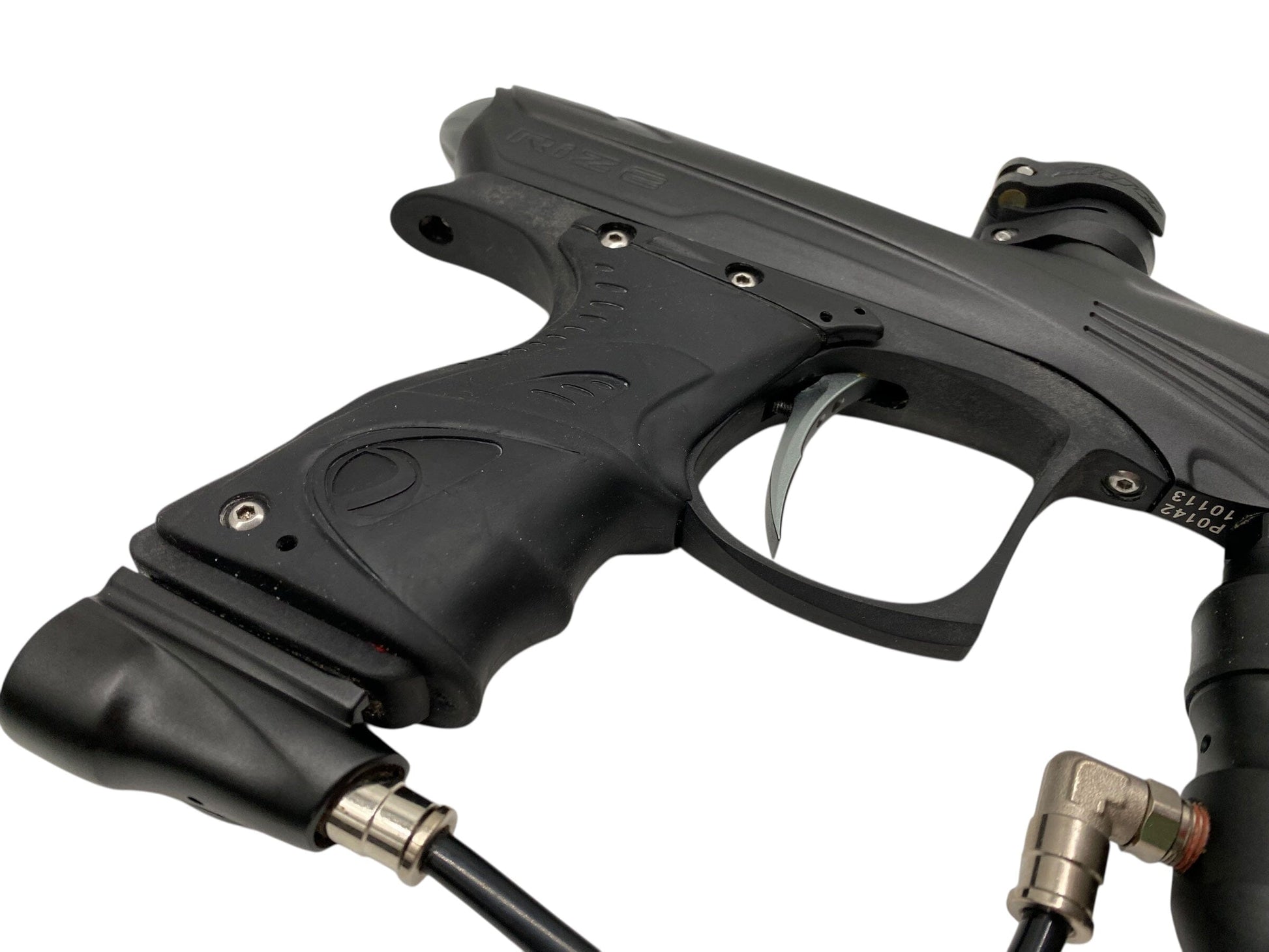 Used Dye Rize CZR Paintball Gun Black/Grey Paintball Gun from CPXBrosPaintball Buy/Sell/Trade Paintball Markers, New Paintball Guns, Paintball Hoppers, Paintball Masks, and Hormesis Headbands