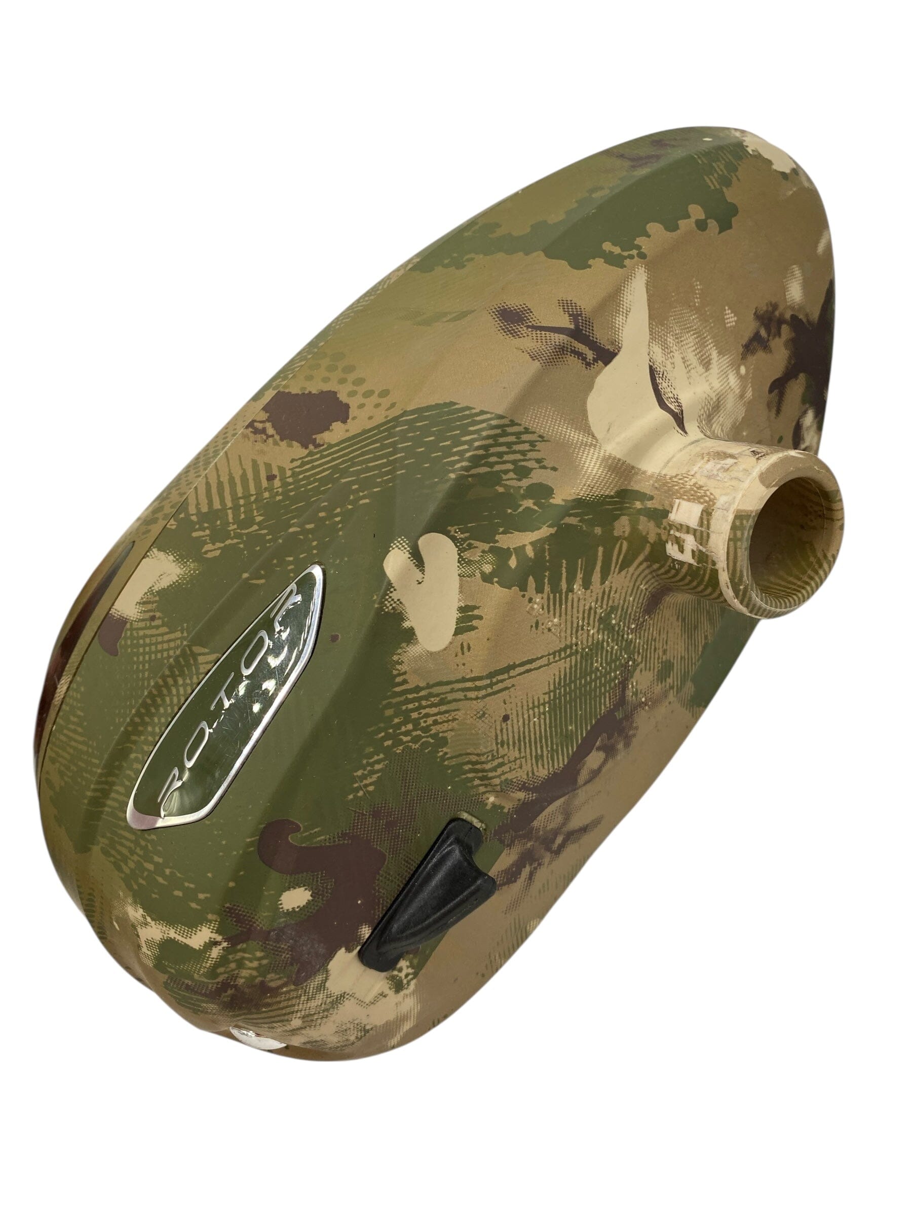 Used Dye Rotor Paintball Hopper Loader Camo Paintball Gun from CPXBrosPaintball Buy/Sell/Trade Paintball Markers, New Paintball Guns, Paintball Hoppers, Paintball Masks, and Hormesis Headbands