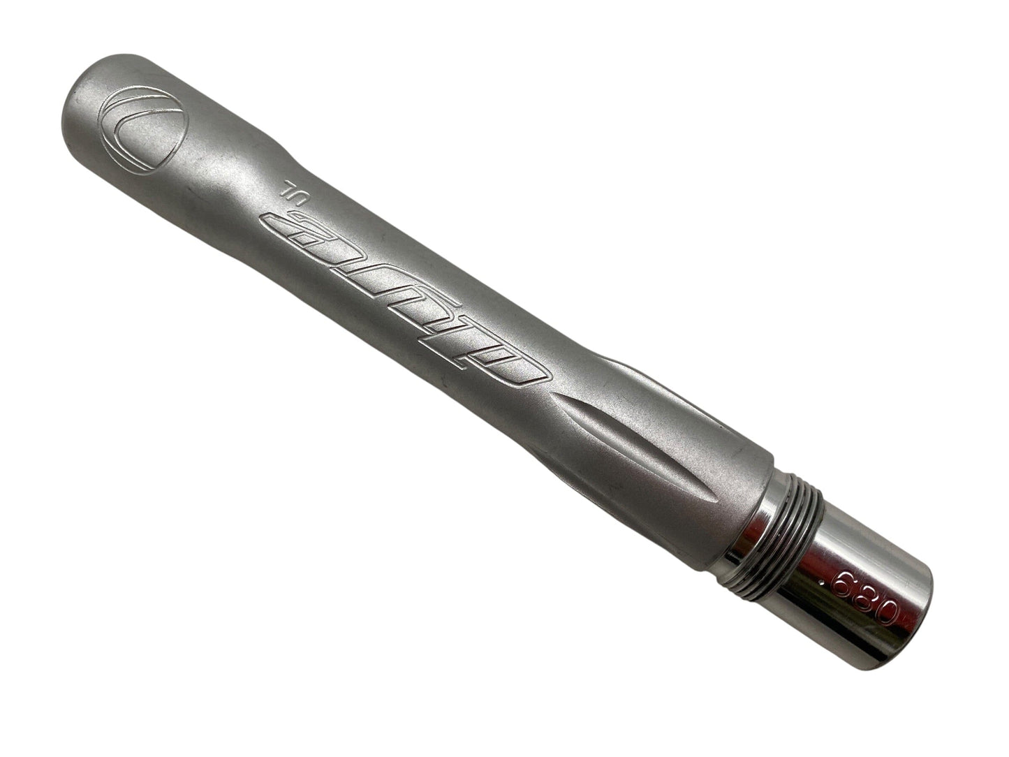Used Dye UL Barrel Back : AC Thread - .680 : Dust Silver Paintball Gun from CPXBrosPaintball Buy/Sell/Trade Paintball Markers, New Paintball Guns, Paintball Hoppers, Paintball Masks, and Hormesis Headbands