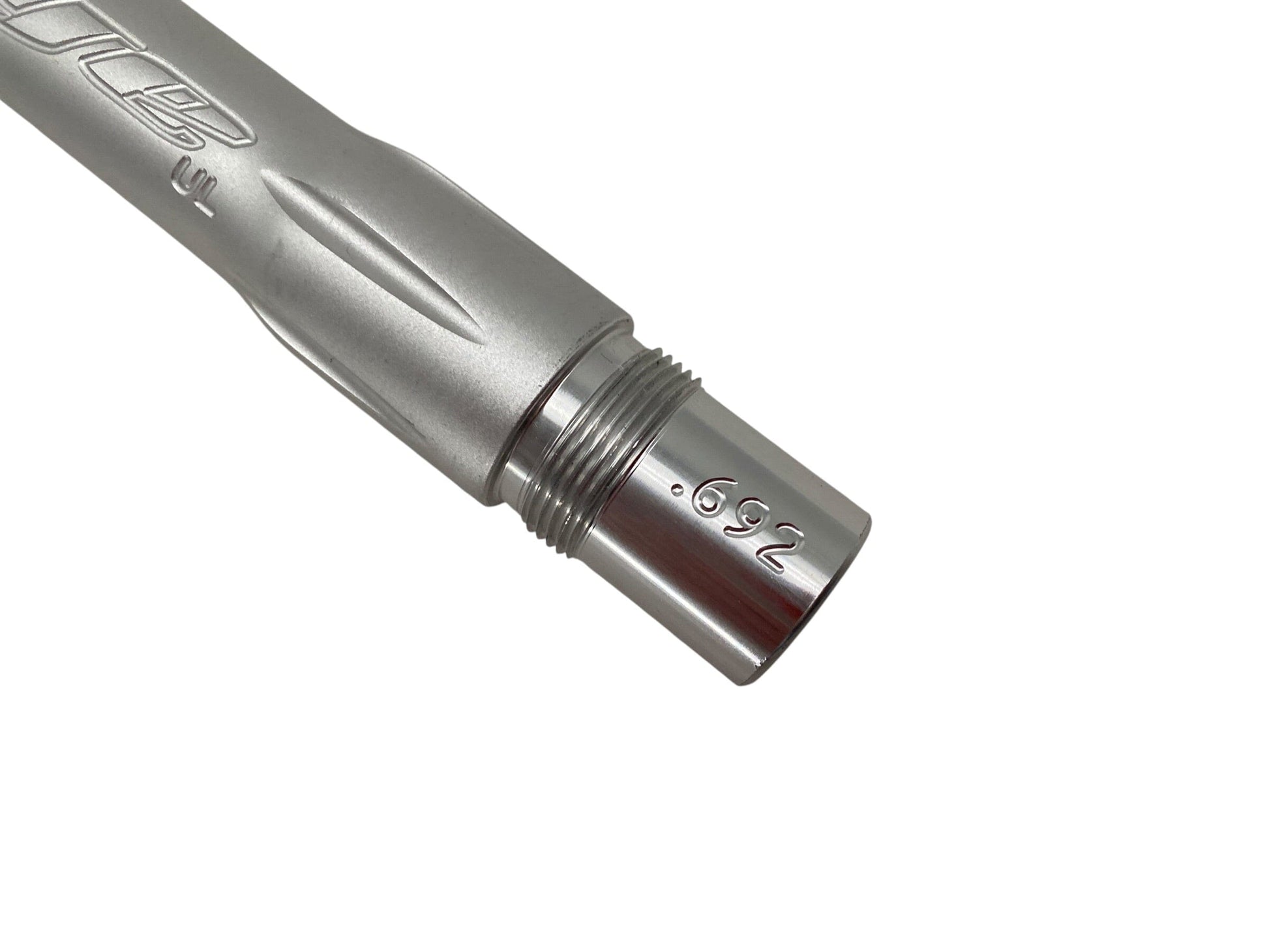 Used Dye UL Barrel Back : Dust Silver : AC Thread - .692 Paintball Gun from CPXBrosPaintball Buy/Sell/Trade Paintball Markers, New Paintball Guns, Paintball Hoppers, Paintball Masks, and Hormesis Headbands