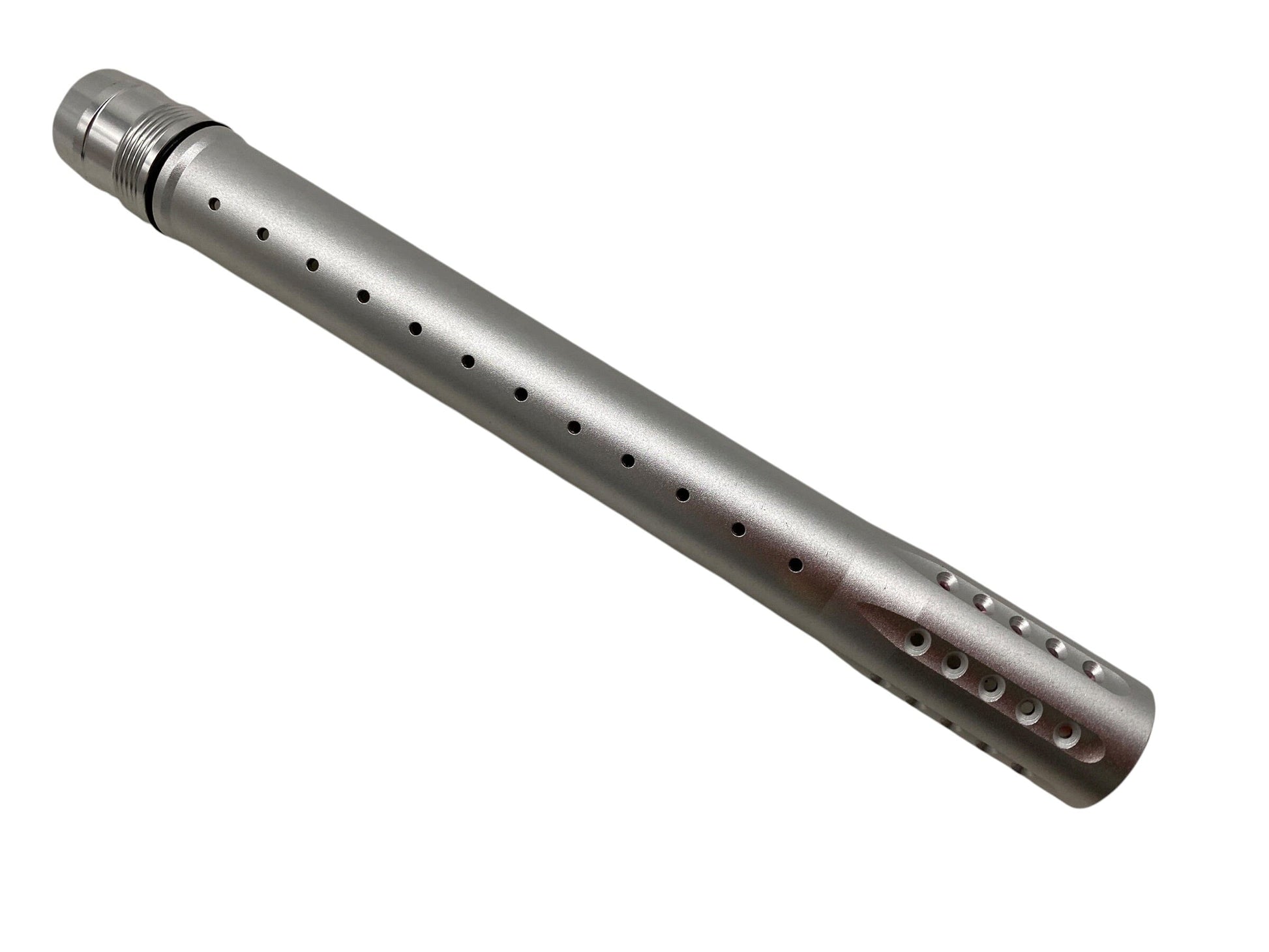 Used Dye UL Barrel Tip 14” : Dust Silver Paintball Gun from CPXBrosPaintball Buy/Sell/Trade Paintball Markers, New Paintball Guns, Paintball Hoppers, Paintball Masks, and Hormesis Headbands