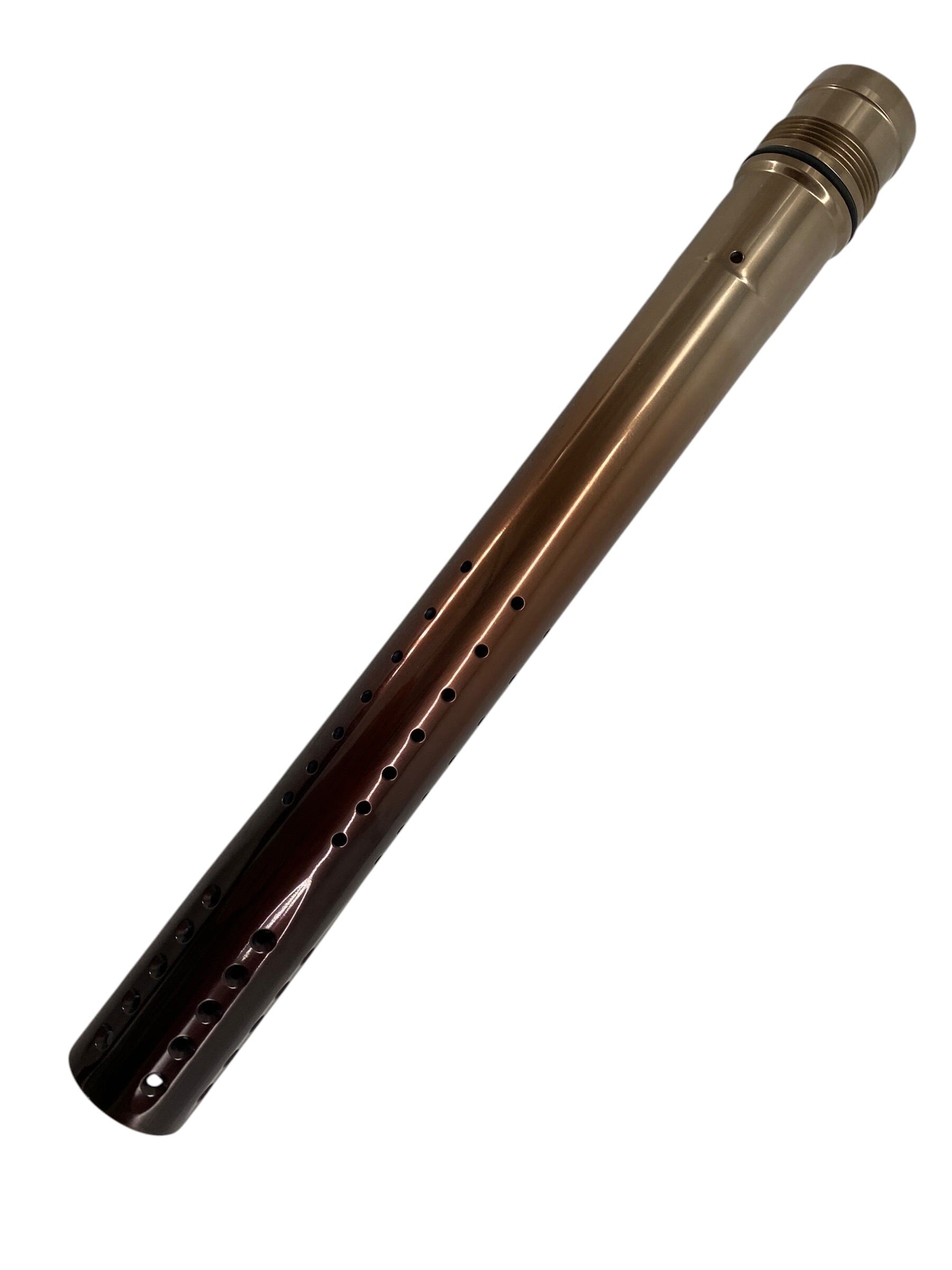 Used Dye UL-I Barrel Tip “14 : Gloss Brown Fade Paintball Gun from CPXBrosPaintball Buy/Sell/Trade Paintball Markers, New Paintball Guns, Paintball Hoppers, Paintball Masks, and Hormesis Headbands
