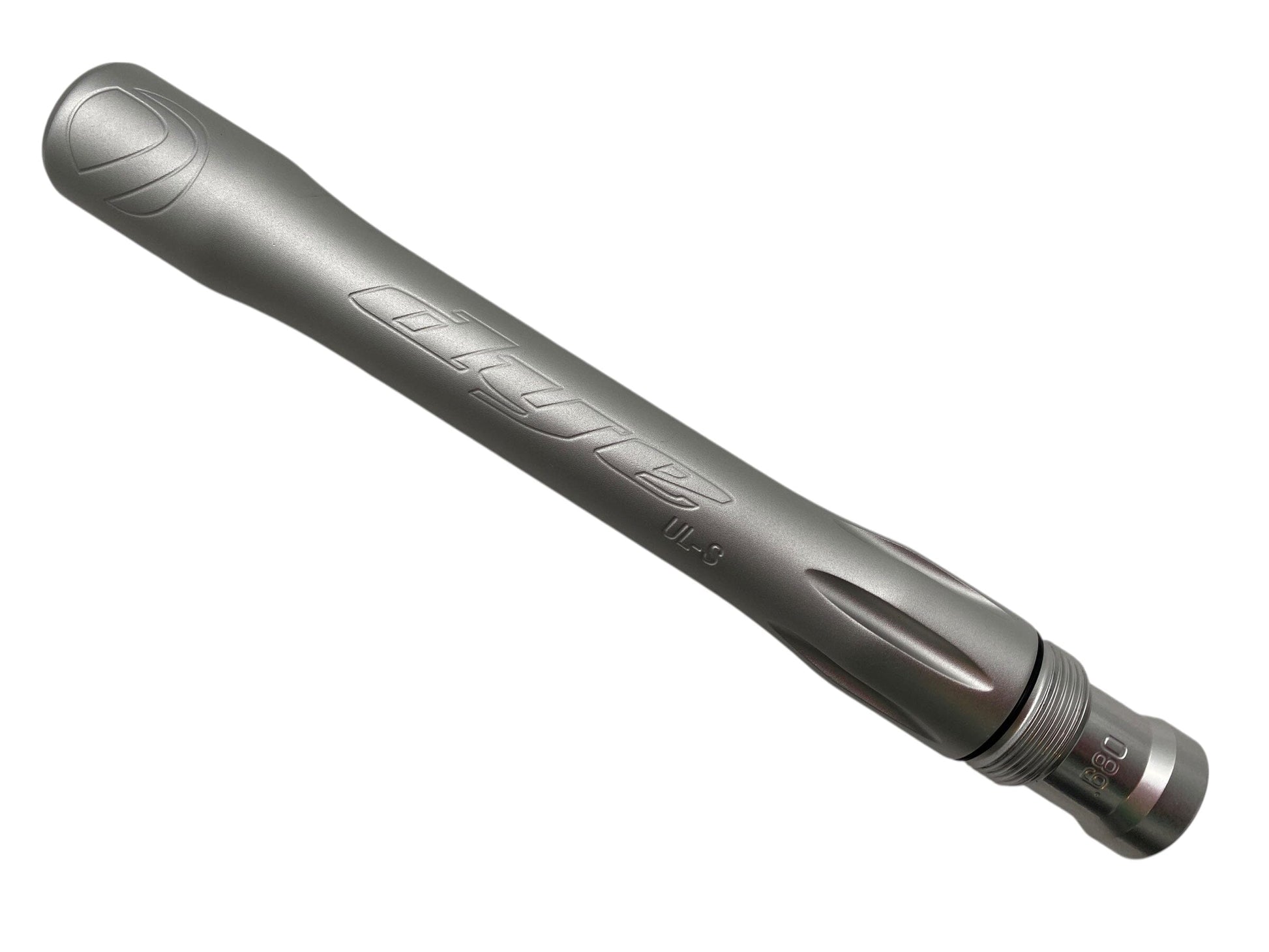 Used Dye UL-S Barrel Back - .680 - Dust Silver Paintball Gun from CPXBrosPaintball Buy/Sell/Trade Paintball Markers, New Paintball Guns, Paintball Hoppers, Paintball Masks, and Hormesis Headbands