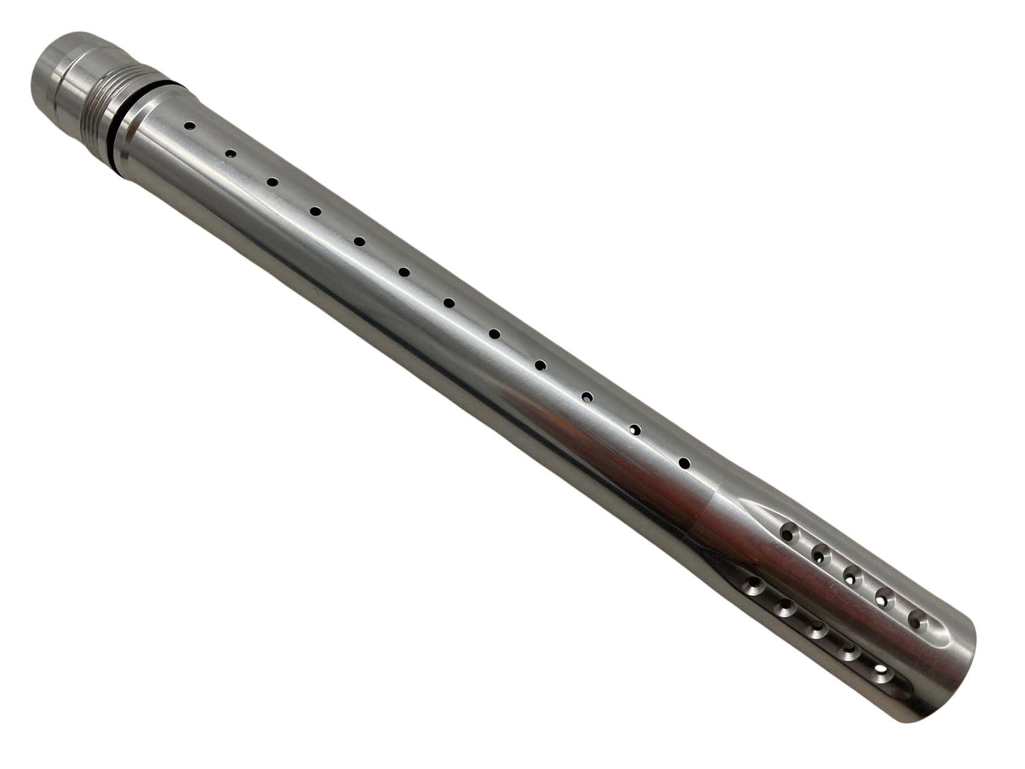 Used Dye UL-S Barrel Tip 14” AC Threaded : Gloss Silver Paintball Gun from CPXBrosPaintball Buy/Sell/Trade Paintball Markers, New Paintball Guns, Paintball Hoppers, Paintball Masks, and Hormesis Headbands