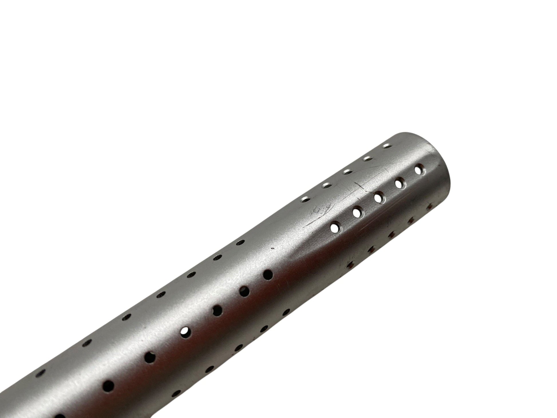 Used Dye UL-S Dust Silver Barrel Tip Paintball Gun from CPXBrosPaintball Buy/Sell/Trade Paintball Markers, New Paintball Guns, Paintball Hoppers, Paintball Masks, and Hormesis Headbands