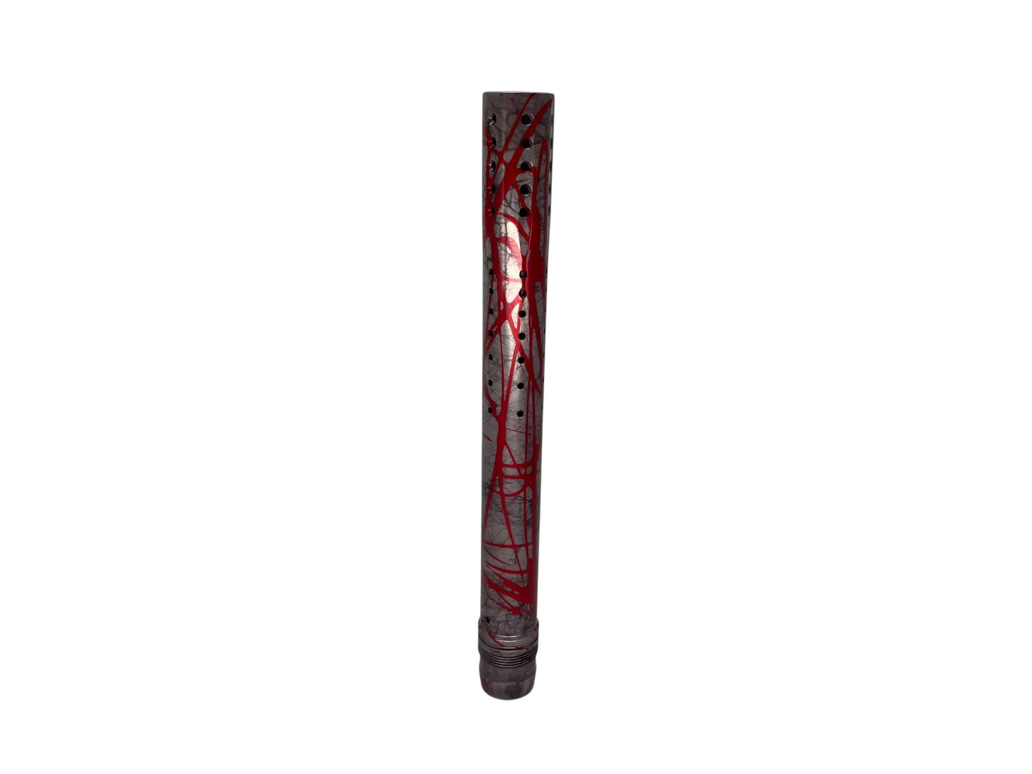 Used Dye Ul / UL-S Paintball BARREL TIP Grey Marble/Red Splash Paintball Gun from CPXBrosPaintball Buy/Sell/Trade Paintball Markers, New Paintball Guns, Paintball Hoppers, Paintball Masks, and Hormesis Headbands