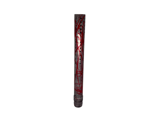 Used Dye Ul / UL-S Paintball BARREL TIP Grey Marble/Red Splash Paintball Gun from CPXBrosPaintball Buy/Sell/Trade Paintball Markers, New Paintball Guns, Paintball Hoppers, Paintball Masks, and Hormesis Headbands