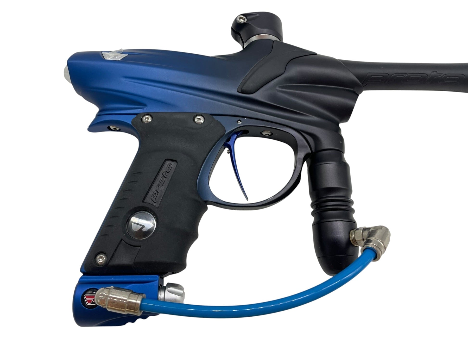 Used DYE/PROTO PM6 Blue to Black Fade Paintball Gun Paintball Gun from CPXBrosPaintball Buy/Sell/Trade Paintball Markers, New Paintball Guns, Paintball Hoppers, Paintball Masks, and Hormesis Headbands