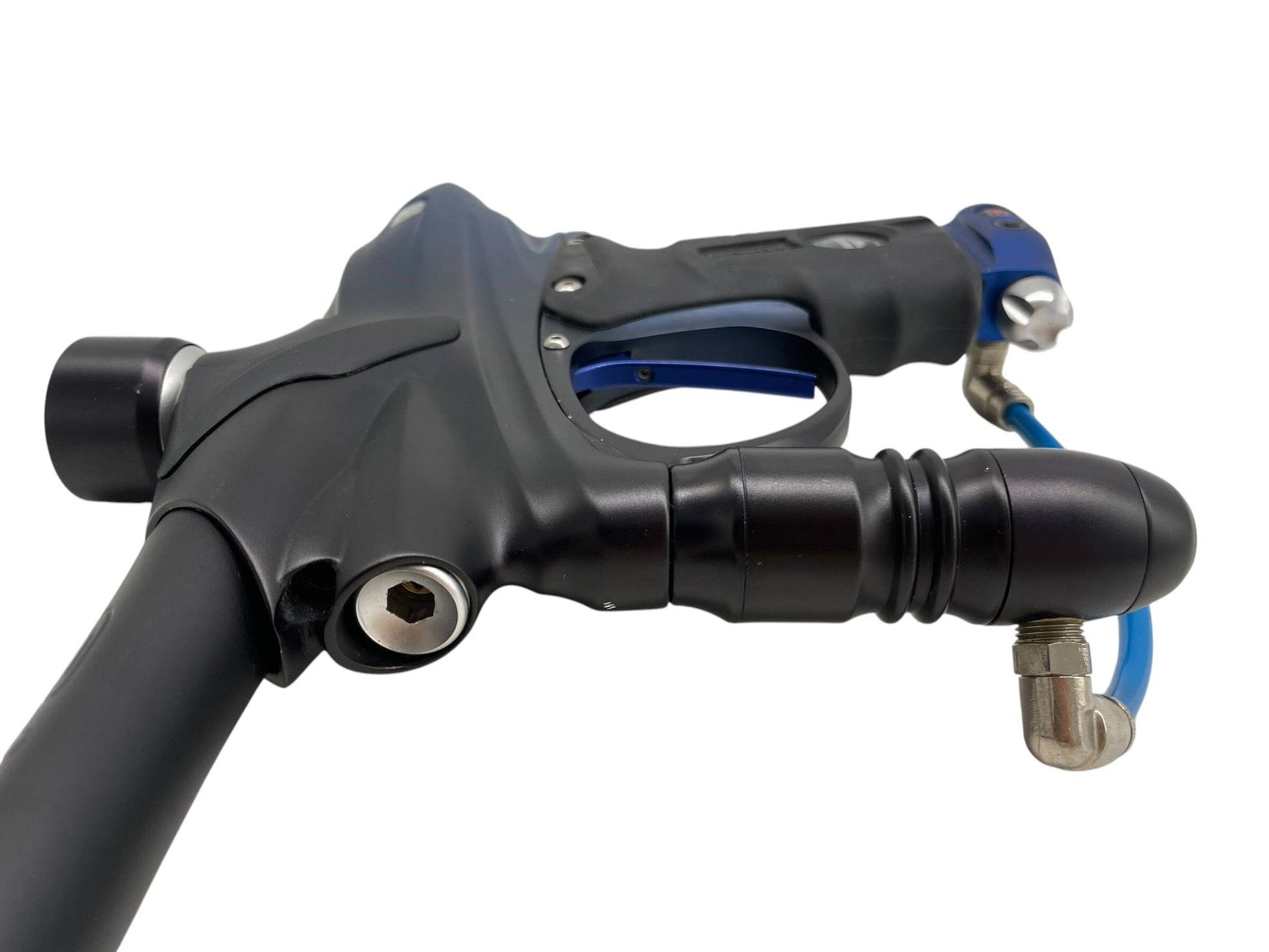 Used DYE/PROTO PM6 Blue to Black Fade Paintball Gun Paintball Gun from CPXBrosPaintball Buy/Sell/Trade Paintball Markers, New Paintball Guns, Paintball Hoppers, Paintball Masks, and Hormesis Headbands