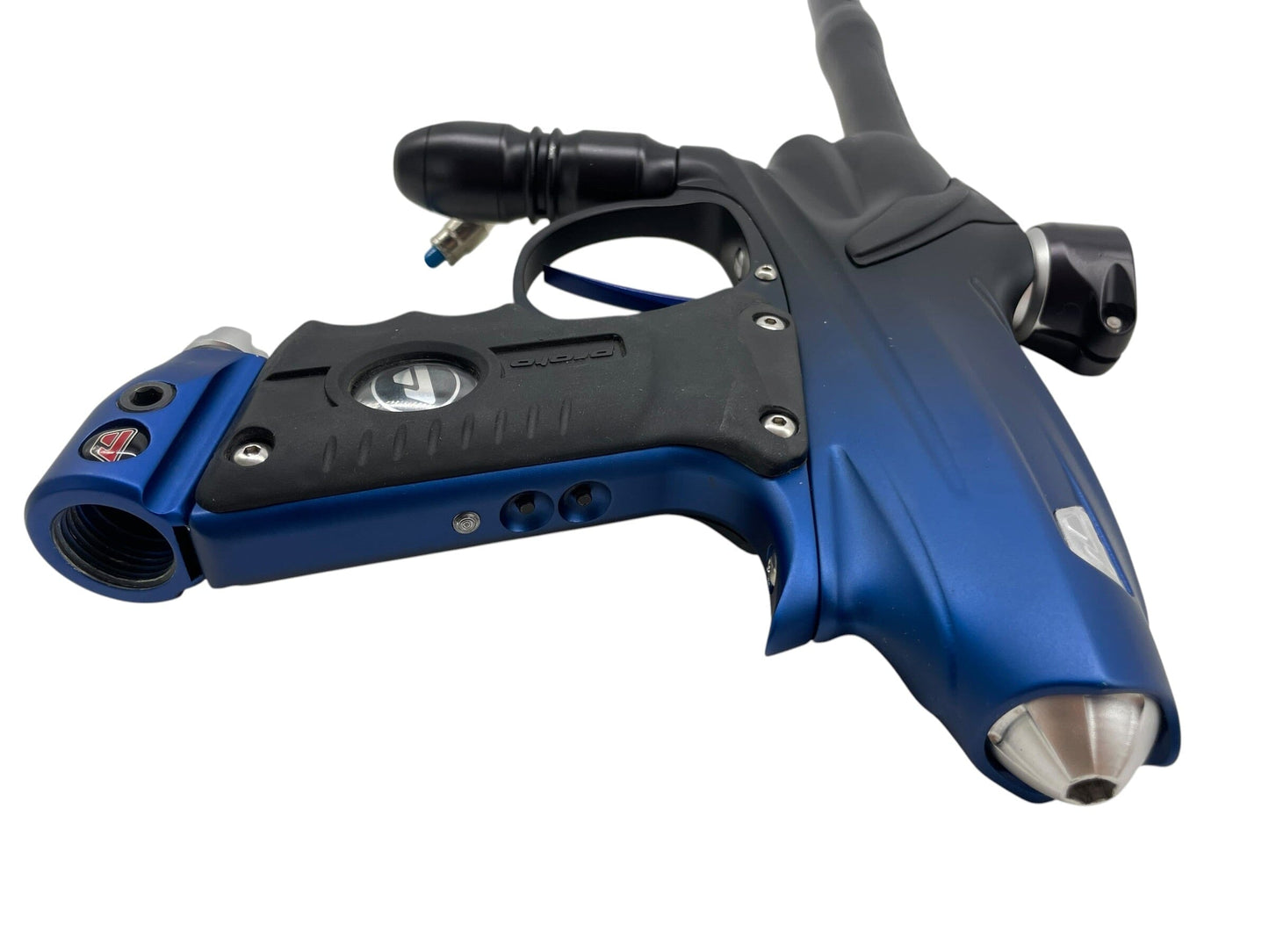 Used DYE/PROTO PM6 Blue to Black Fade Paintball Gun Paintball Gun from CPXBrosPaintball Buy/Sell/Trade Paintball Markers, New Paintball Guns, Paintball Hoppers, Paintball Masks, and Hormesis Headbands