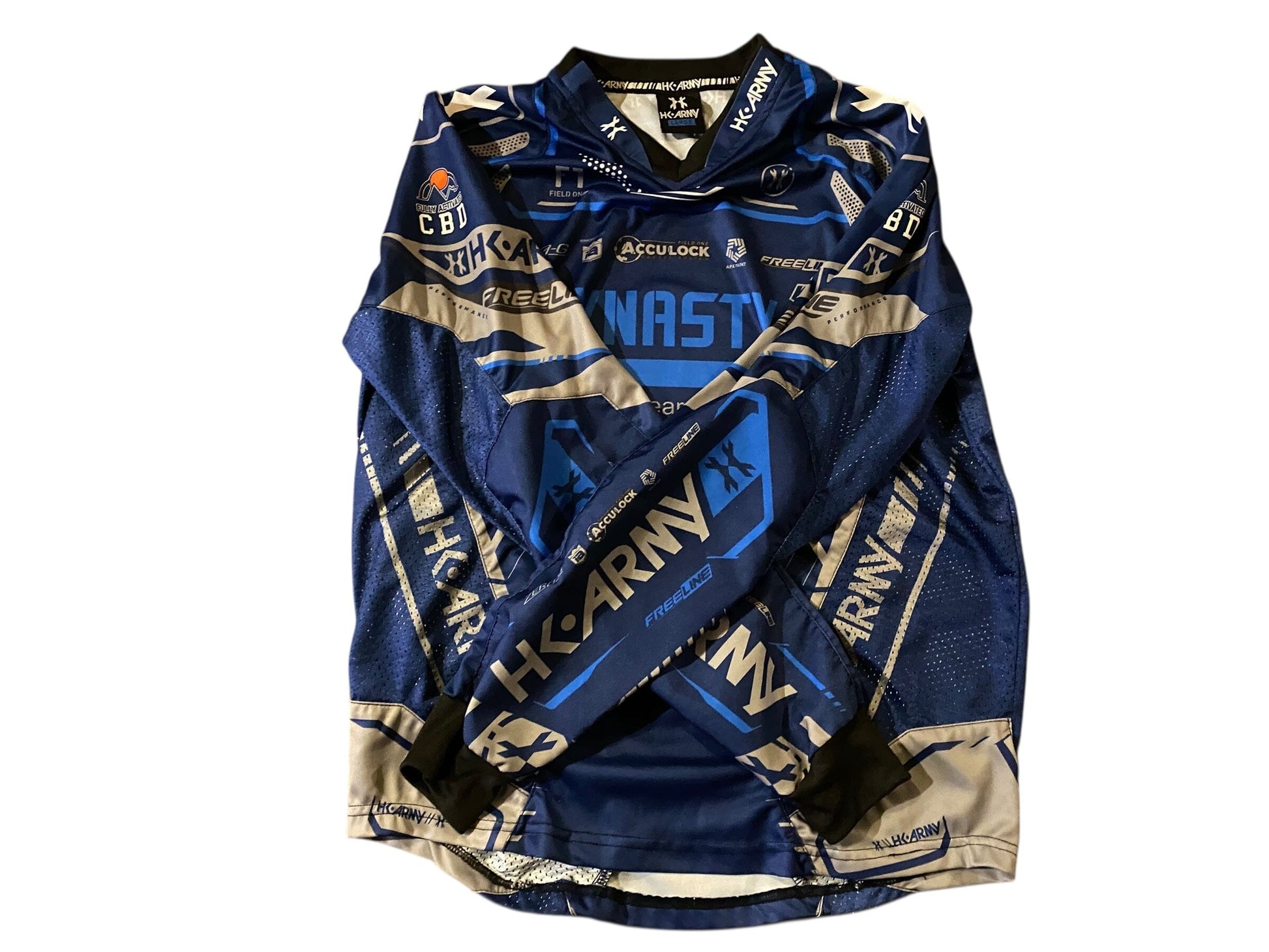 Used DYNASTY Paintball Jersey : size LARGE Paintball Gun from CPXBrosPaintball Buy/Sell/Trade Paintball Markers, New Paintball Guns, Paintball Hoppers, Paintball Masks, and Hormesis Headbands