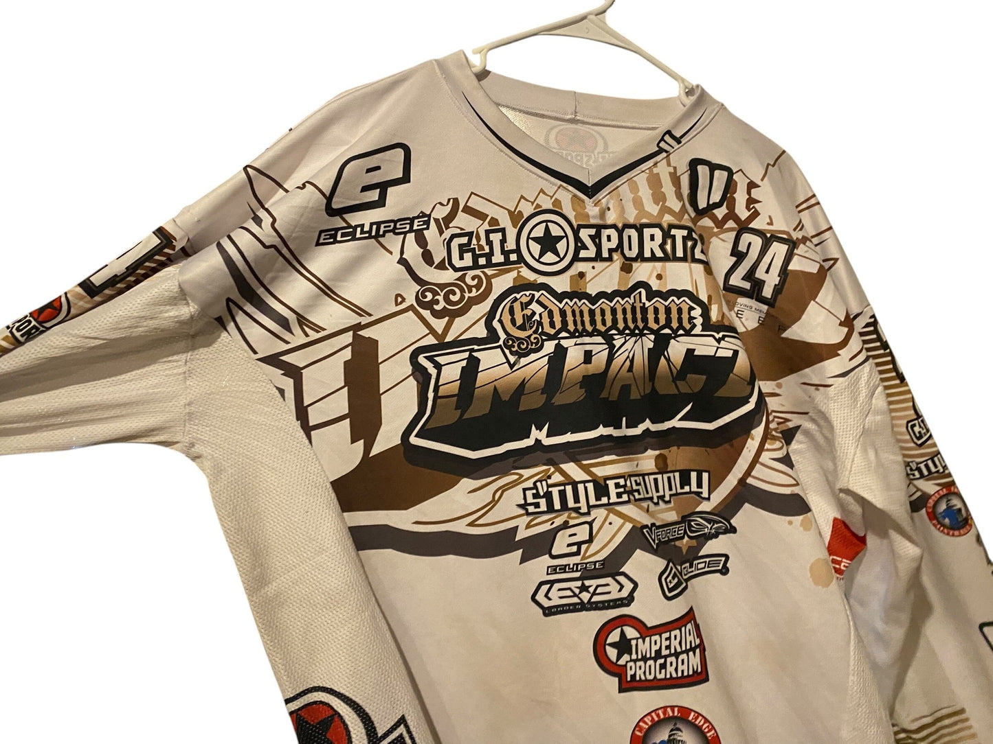 Used Edmonton Impact Paintball Jersey : Size XL or 2XL Paintball Gun from CPXBrosPaintball Buy/Sell/Trade Paintball Markers, New Paintball Guns, Paintball Hoppers, Paintball Masks, and Hormesis Headbands