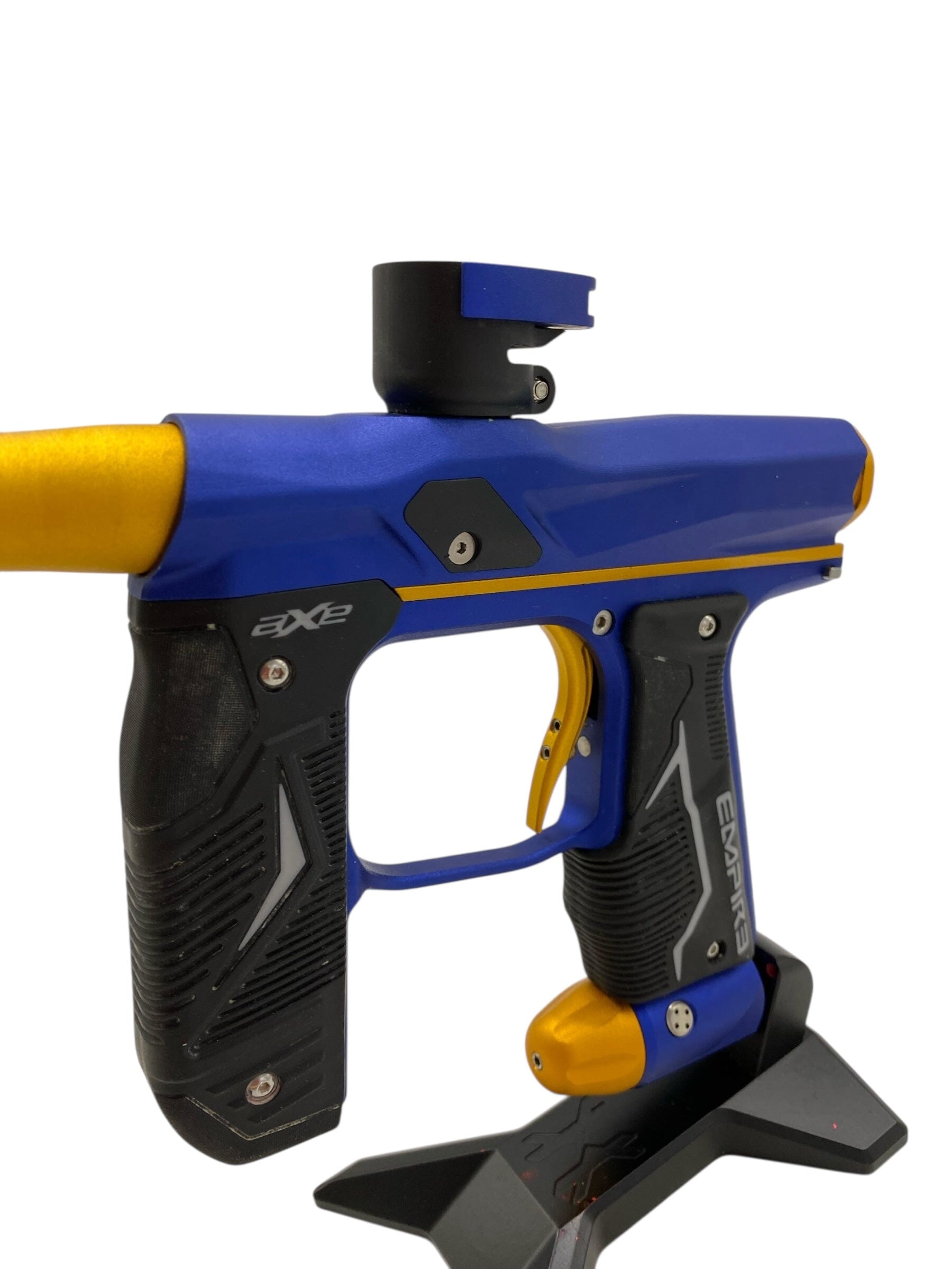 Used Empire Axe 2.0 Paintball Gun Blue/Gold Paintball Gun from CPXBrosPaintball Buy/Sell/Trade Paintball Markers, New Paintball Guns, Paintball Hoppers, Paintball Masks, and Hormesis Headbands
