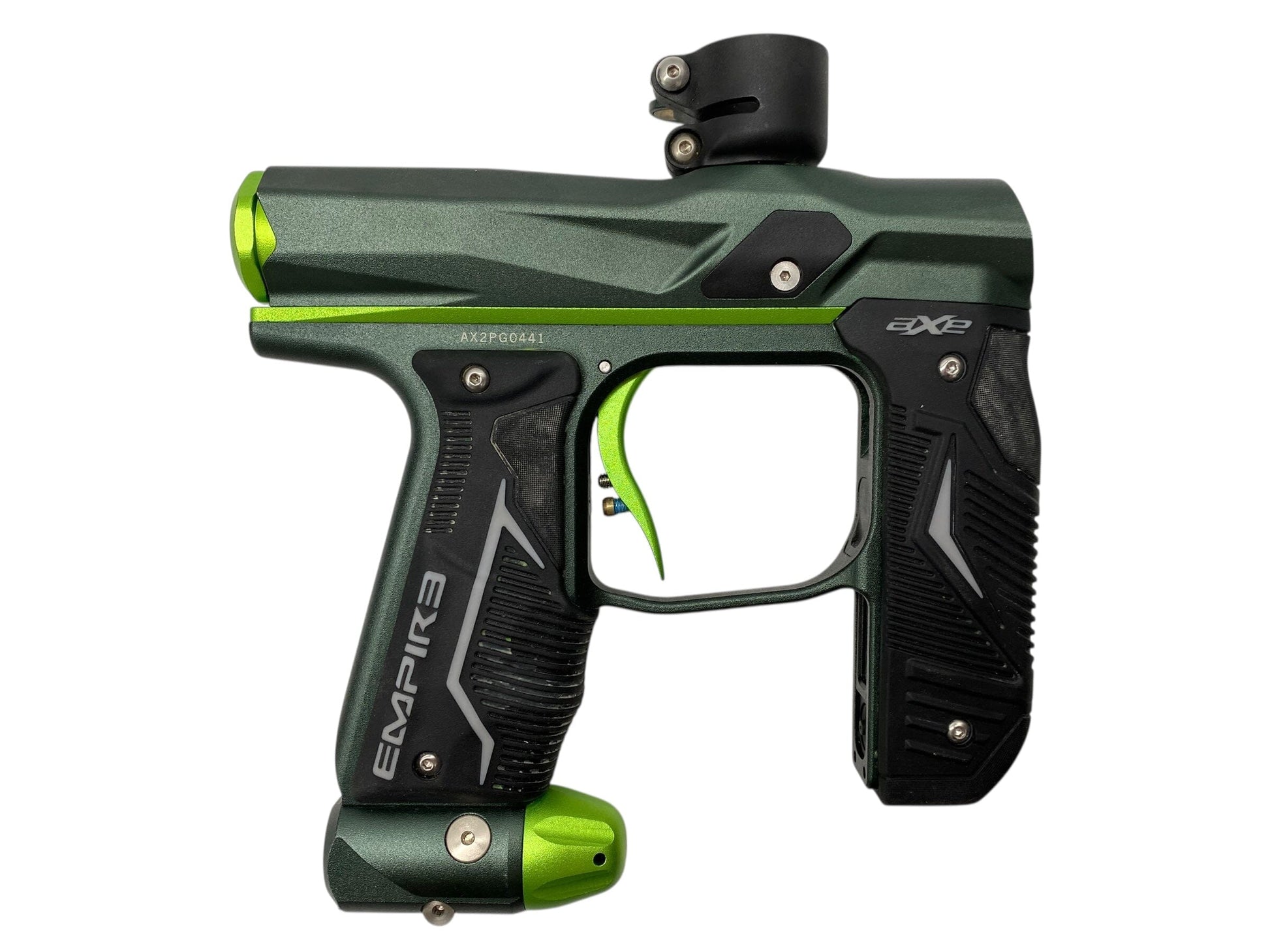 Used Empire Axe 2.0 Paintball Gun Olive/Green Paintball Gun from CPXBrosPaintball Buy/Sell/Trade Paintball Markers, New Paintball Guns, Paintball Hoppers, Paintball Masks, and Hormesis Headbands
