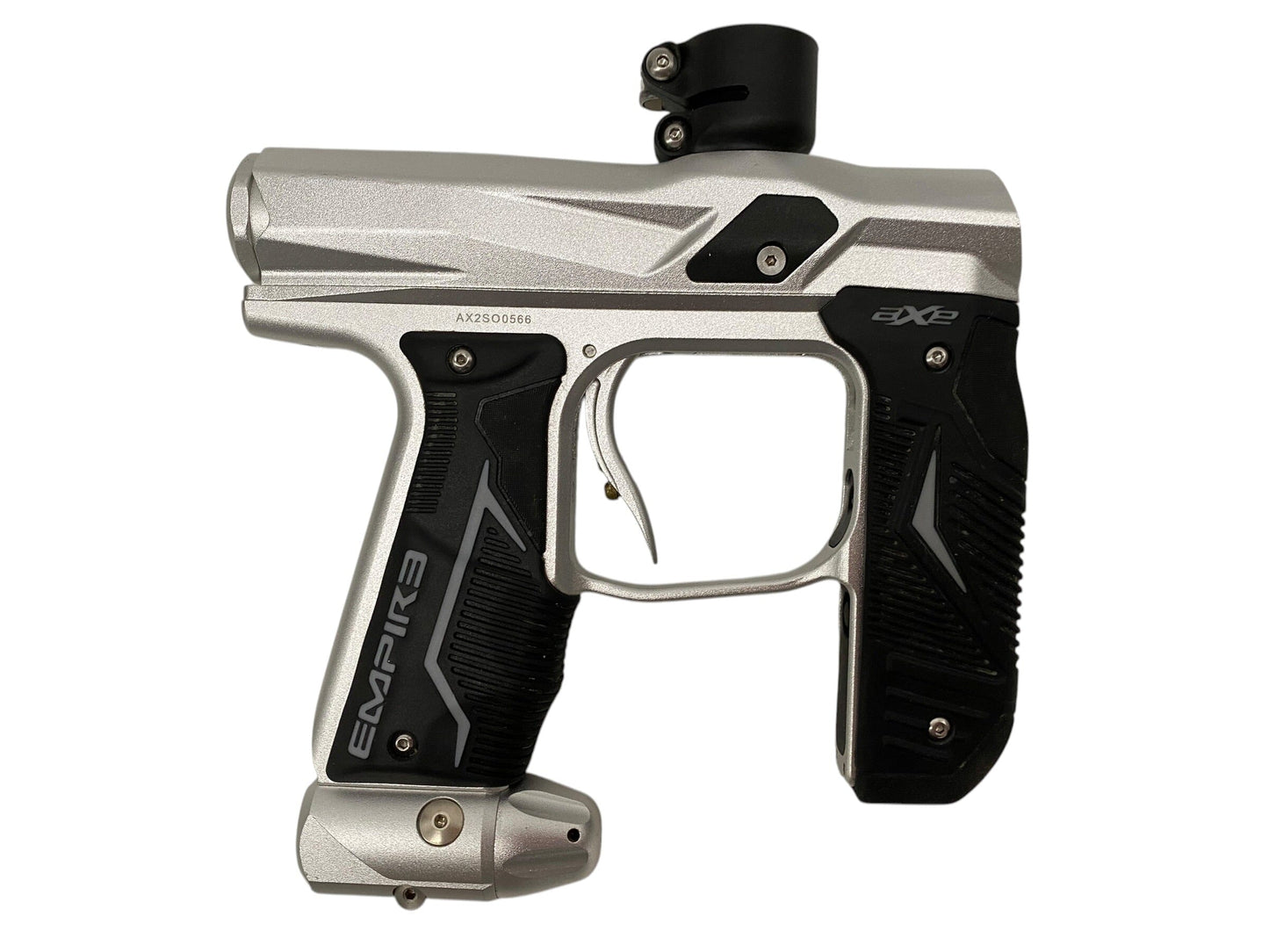 Used Empire Axe 2.0 Silver/Black Paintball Gun Paintball Gun from CPXBrosPaintball Buy/Sell/Trade Paintball Markers, New Paintball Guns, Paintball Hoppers, Paintball Masks, and Hormesis Headbands