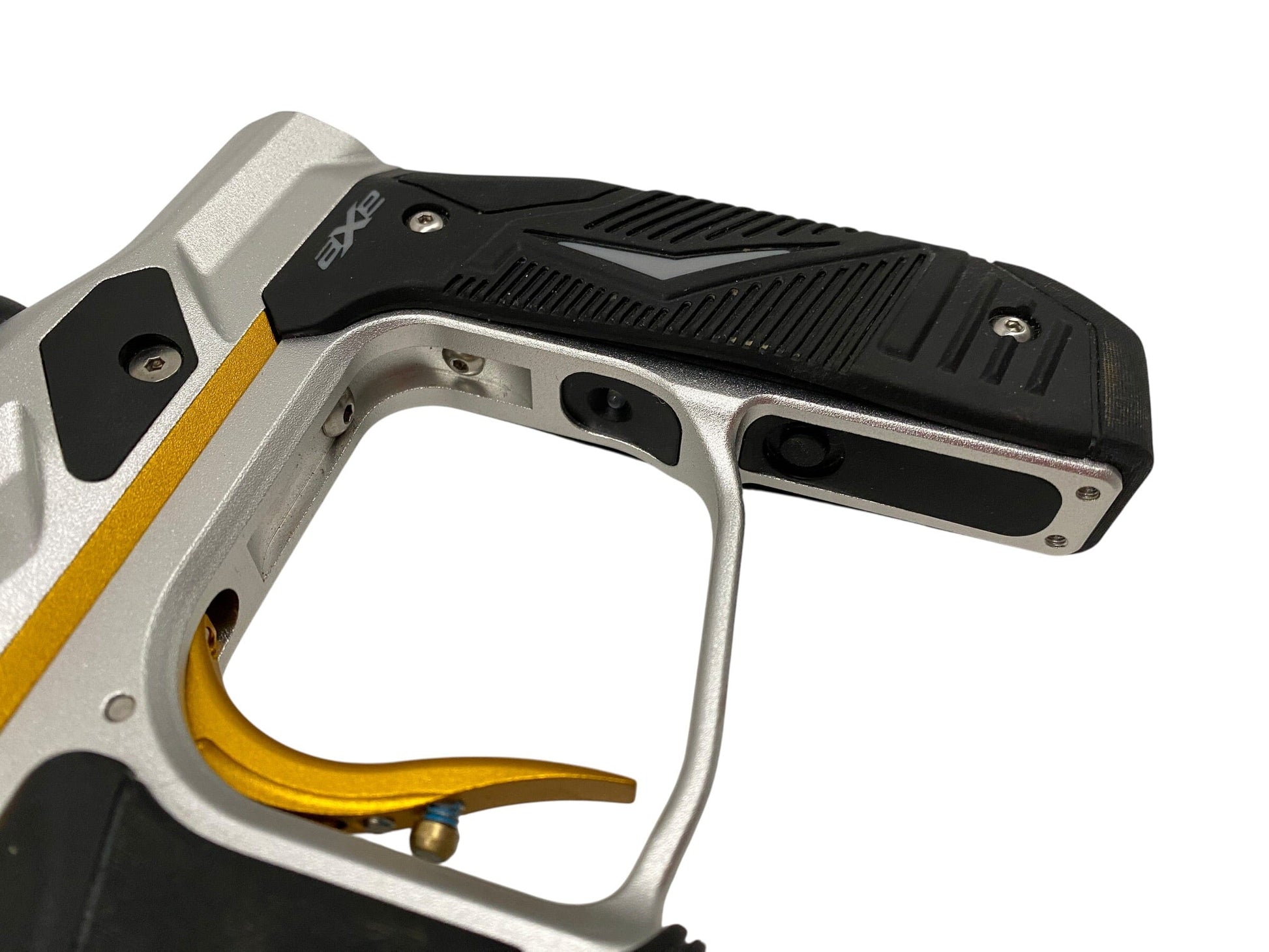 Used Empire AXE 2.0 Silver/Gold Paintball Gun Paintball Gun from CPXBrosPaintball Buy/Sell/Trade Paintball Markers, New Paintball Guns, Paintball Hoppers, Paintball Masks, and Hormesis Headbands