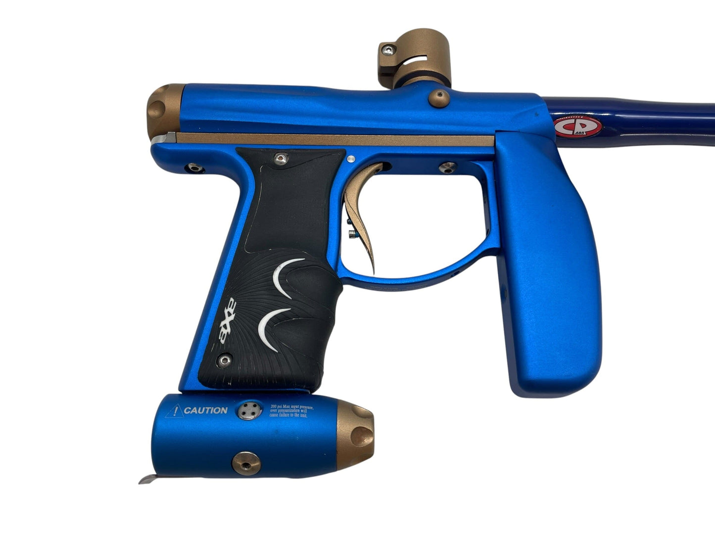 Used Empire Axe Blue/Bronze Paintball Gun Paintball Gun from CPXBrosPaintball Buy/Sell/Trade Paintball Markers, New Paintball Guns, Paintball Hoppers, Paintball Masks, and Hormesis Headbands