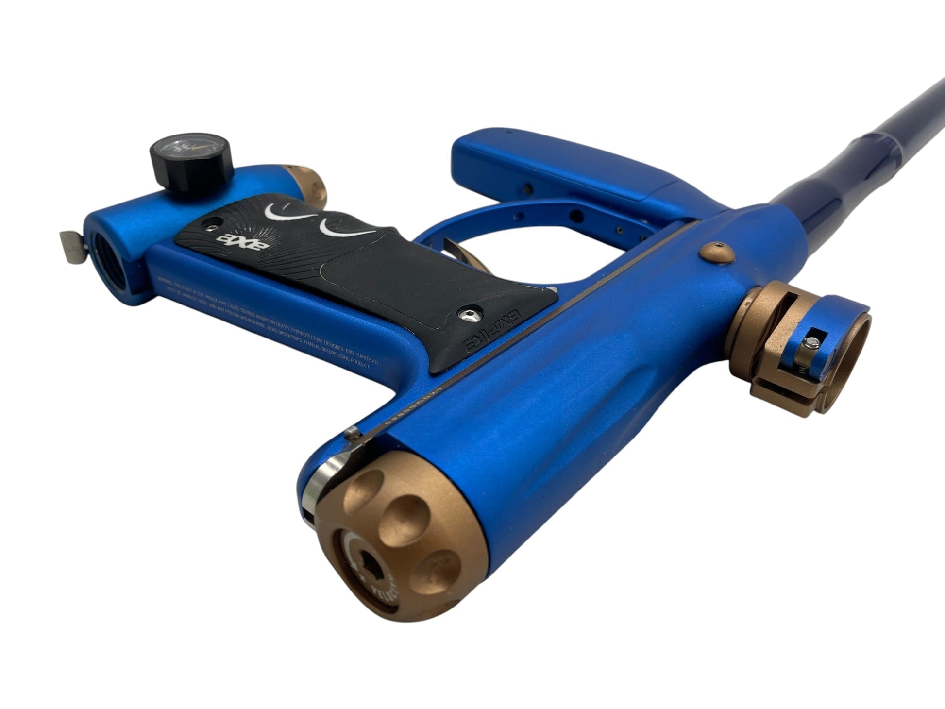 Used Empire Axe Blue/Bronze Paintball Gun Paintball Gun from CPXBrosPaintball Buy/Sell/Trade Paintball Markers, New Paintball Guns, Paintball Hoppers, Paintball Masks, and Hormesis Headbands
