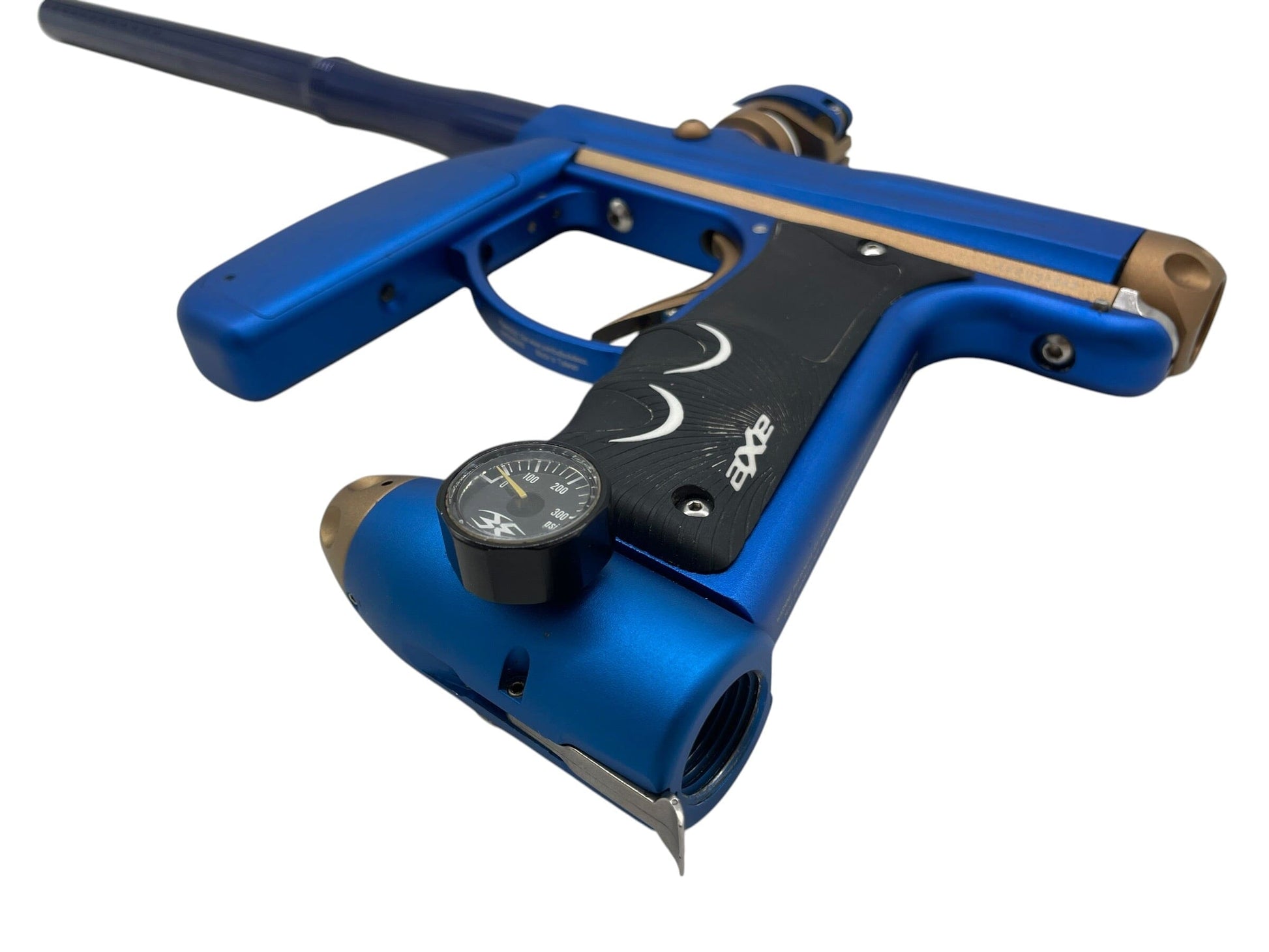 Used Empire Axe Blue/Bronze Paintball Gun Paintball Gun from CPXBrosPaintball Buy/Sell/Trade Paintball Markers, New Paintball Guns, Paintball Hoppers, Paintball Masks, and Hormesis Headbands