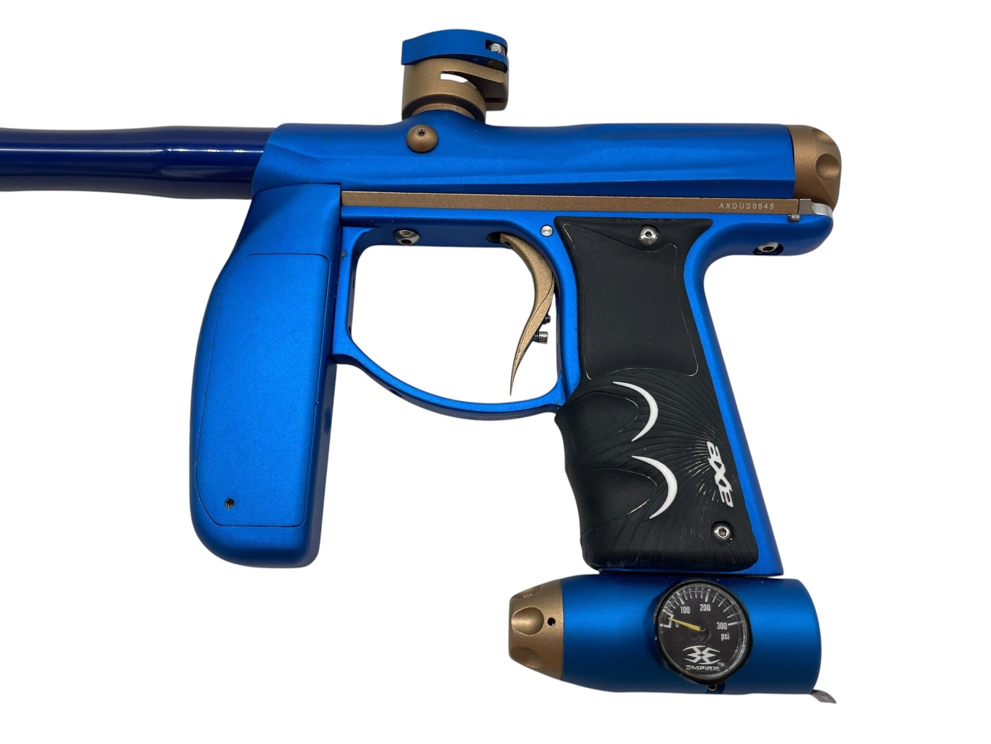 Used Empire Axe Blue/Bronze Paintball Gun Paintball Gun from CPXBrosPaintball Buy/Sell/Trade Paintball Markers, New Paintball Guns, Paintball Hoppers, Paintball Masks, and Hormesis Headbands