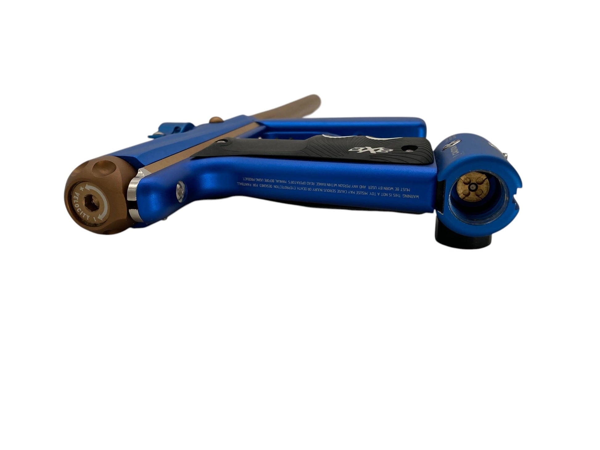 Used Empire Axe Blue/Bronze Paintball Gun Paintball Gun from CPXBrosPaintball Buy/Sell/Trade Paintball Markers, New Paintball Guns, Paintball Hoppers, Paintball Masks, and Hormesis Headbands