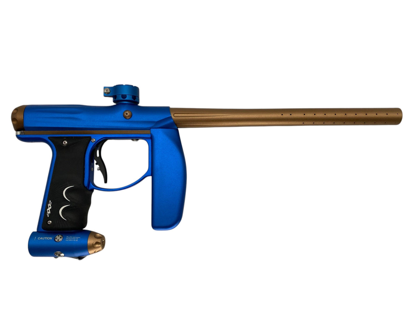 Used Empire Axe Blue/Bronze Paintball Gun Paintball Gun from CPXBrosPaintball Buy/Sell/Trade Paintball Markers, New Paintball Guns, Paintball Hoppers, Paintball Masks, and Hormesis Headbands
