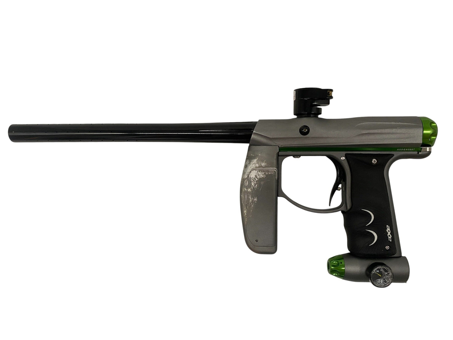 Used Empire Axe Grey/Black Paintball Gun Paintball Gun from CPXBrosPaintball Buy/Sell/Trade Paintball Markers, New Paintball Guns, Paintball Hoppers, Paintball Masks, and Hormesis Headbands