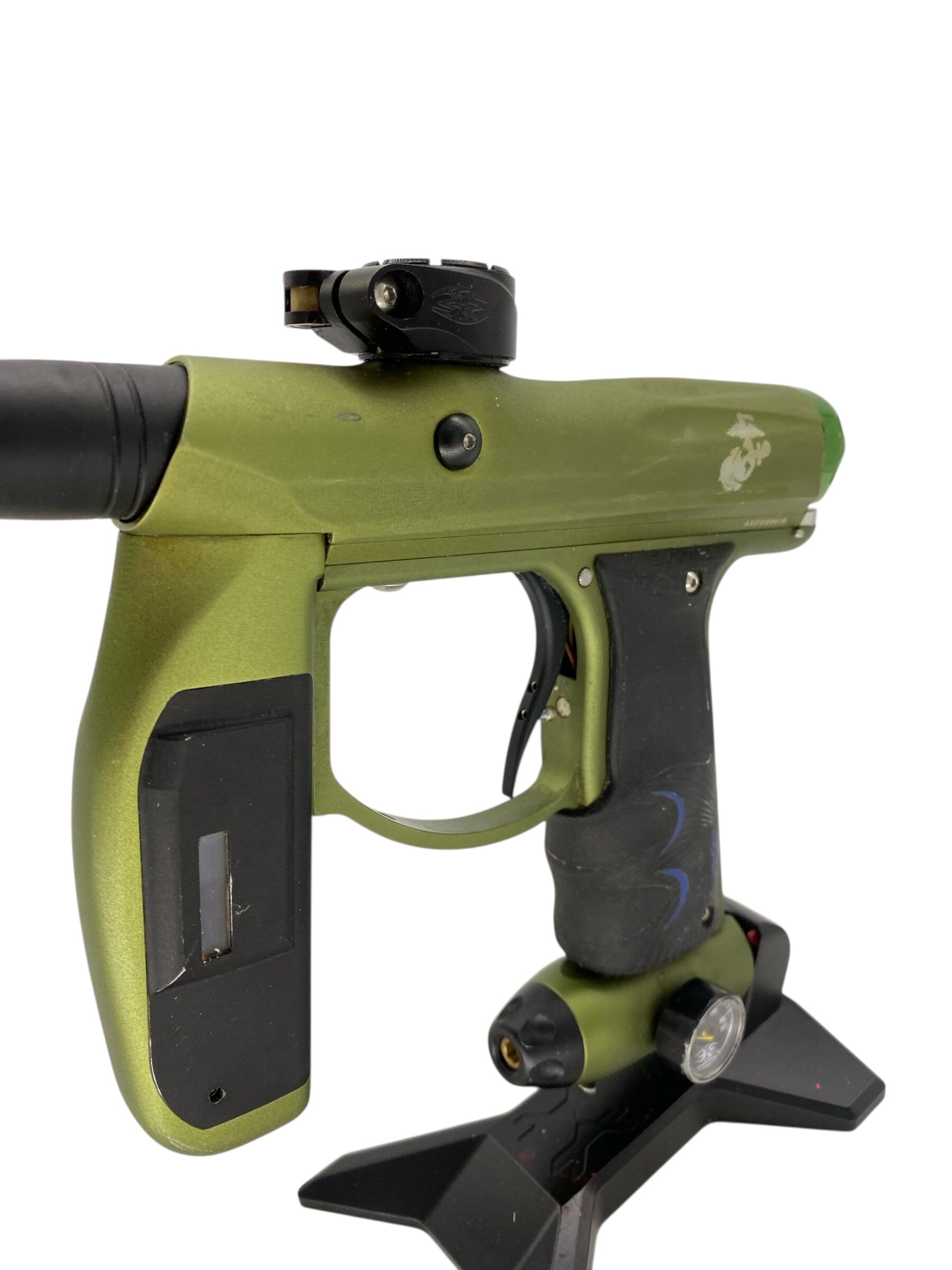 Used Empire Axe Paintball Gun Olive Paintball Gun from CPXBrosPaintball Buy/Sell/Trade Paintball Markers, New Paintball Guns, Paintball Hoppers, Paintball Masks, and Hormesis Headbands