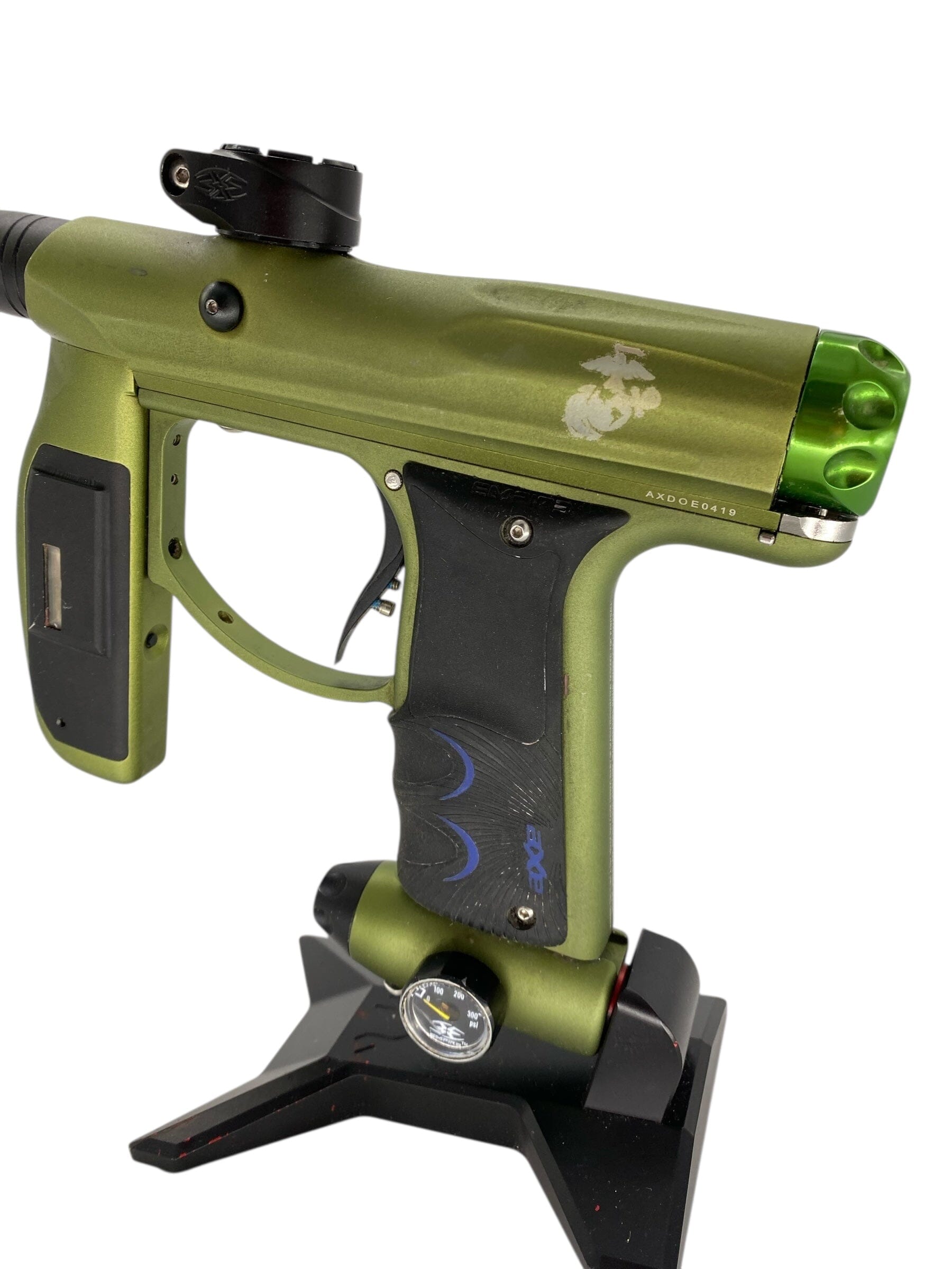Used Empire Axe Paintball Gun Olive Paintball Gun from CPXBrosPaintball Buy/Sell/Trade Paintball Markers, New Paintball Guns, Paintball Hoppers, Paintball Masks, and Hormesis Headbands