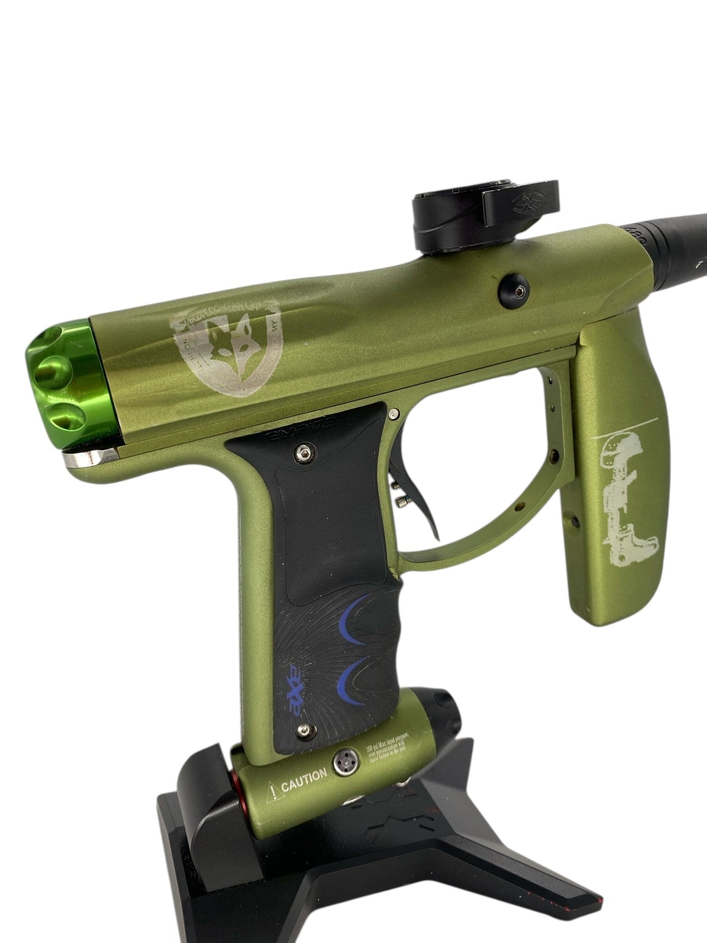 Used Empire Axe Paintball Gun Olive Paintball Gun from CPXBrosPaintball Buy/Sell/Trade Paintball Markers, New Paintball Guns, Paintball Hoppers, Paintball Masks, and Hormesis Headbands