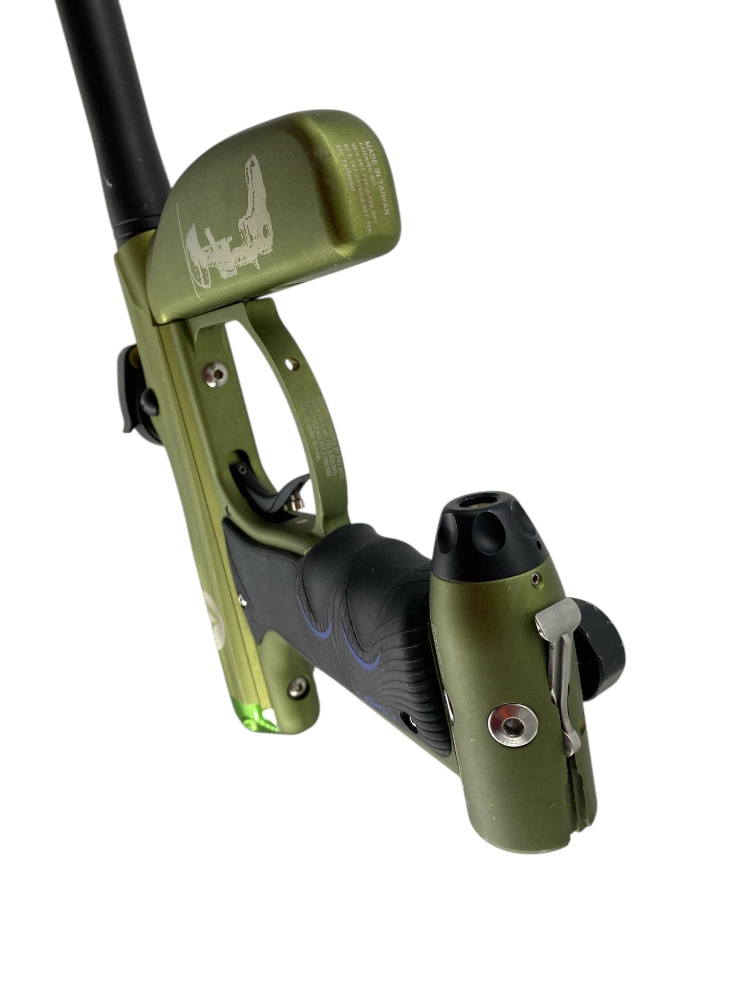 Used Empire Axe Paintball Gun Olive Paintball Gun from CPXBrosPaintball Buy/Sell/Trade Paintball Markers, New Paintball Guns, Paintball Hoppers, Paintball Masks, and Hormesis Headbands