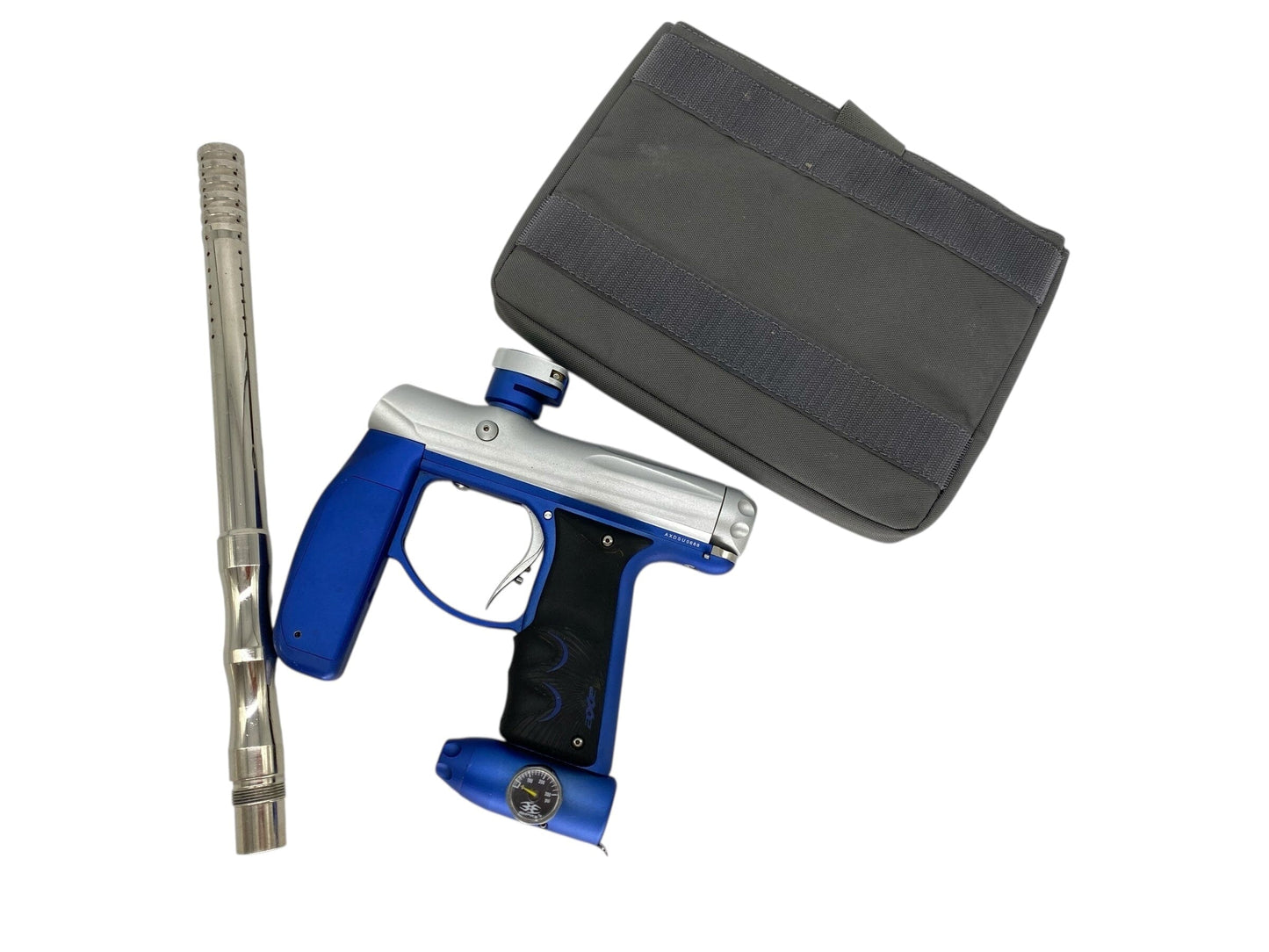 Used Empire Axe Paintball Gun Silver/Blue Paintball Gun from CPXBrosPaintball Buy/Sell/Trade Paintball Markers, New Paintball Guns, Paintball Hoppers, Paintball Masks, and Hormesis Headbands