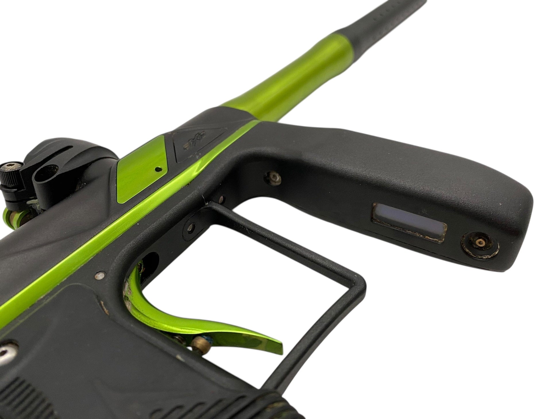 Used Empire Axe Pro Paintball Gun Black/Green Paintball Gun from CPXBrosPaintball Buy/Sell/Trade Paintball Markers, New Paintball Guns, Paintball Hoppers, Paintball Masks, and Hormesis Headbands