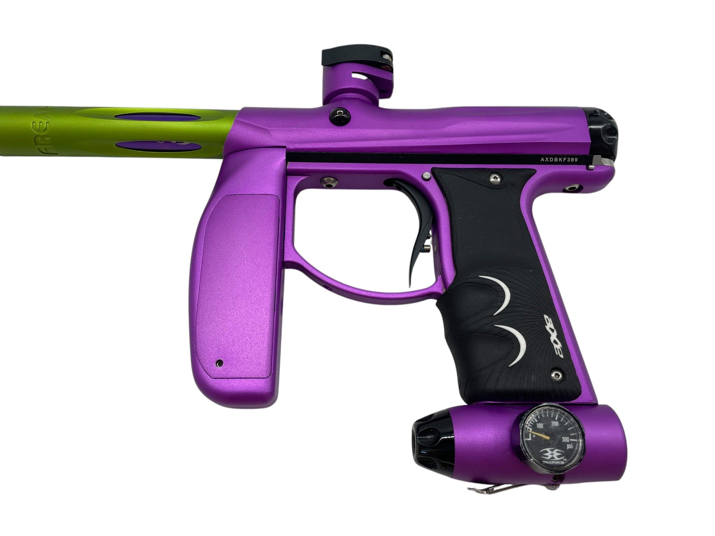 Used Empire Axe Purple/Green Paintball Gun Paintball Gun from CPXBrosPaintball Buy/Sell/Trade Paintball Markers, New Paintball Guns, Paintball Hoppers, Paintball Masks, and Hormesis Headbands
