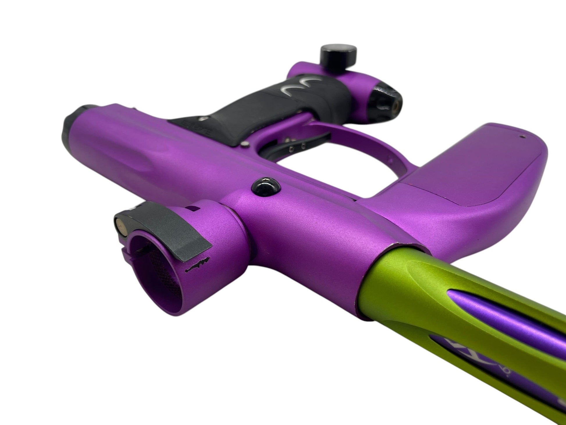 Used Empire Axe Purple/Green Paintball Gun Paintball Gun from CPXBrosPaintball Buy/Sell/Trade Paintball Markers, New Paintball Guns, Paintball Hoppers, Paintball Masks, and Hormesis Headbands