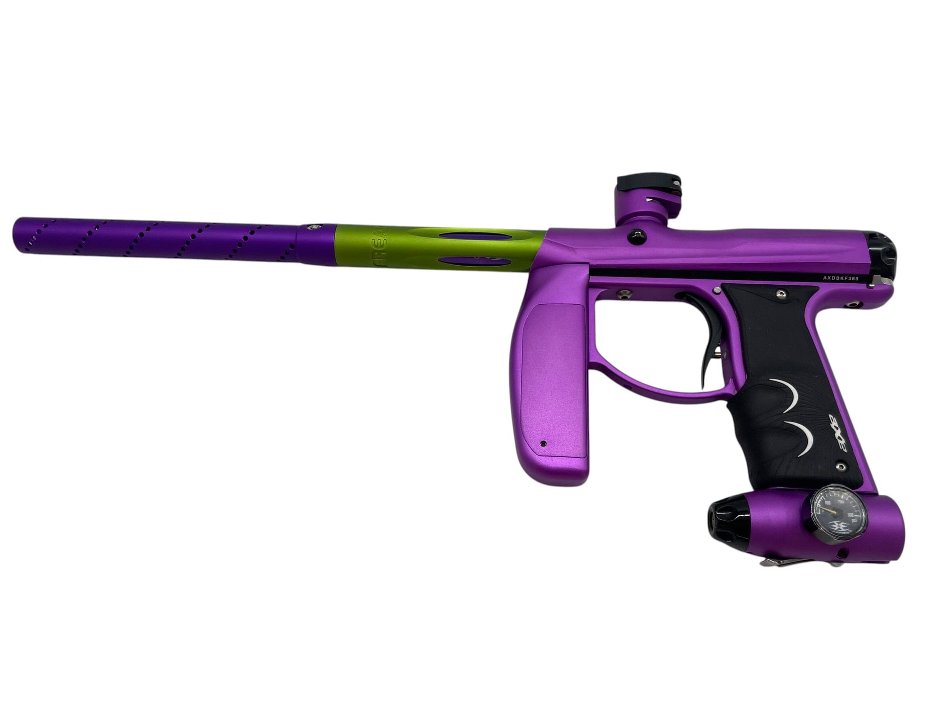 Used Empire Axe Purple/Green Paintball Gun Paintball Gun from CPXBrosPaintball Buy/Sell/Trade Paintball Markers, New Paintball Guns, Paintball Hoppers, Paintball Masks, and Hormesis Headbands