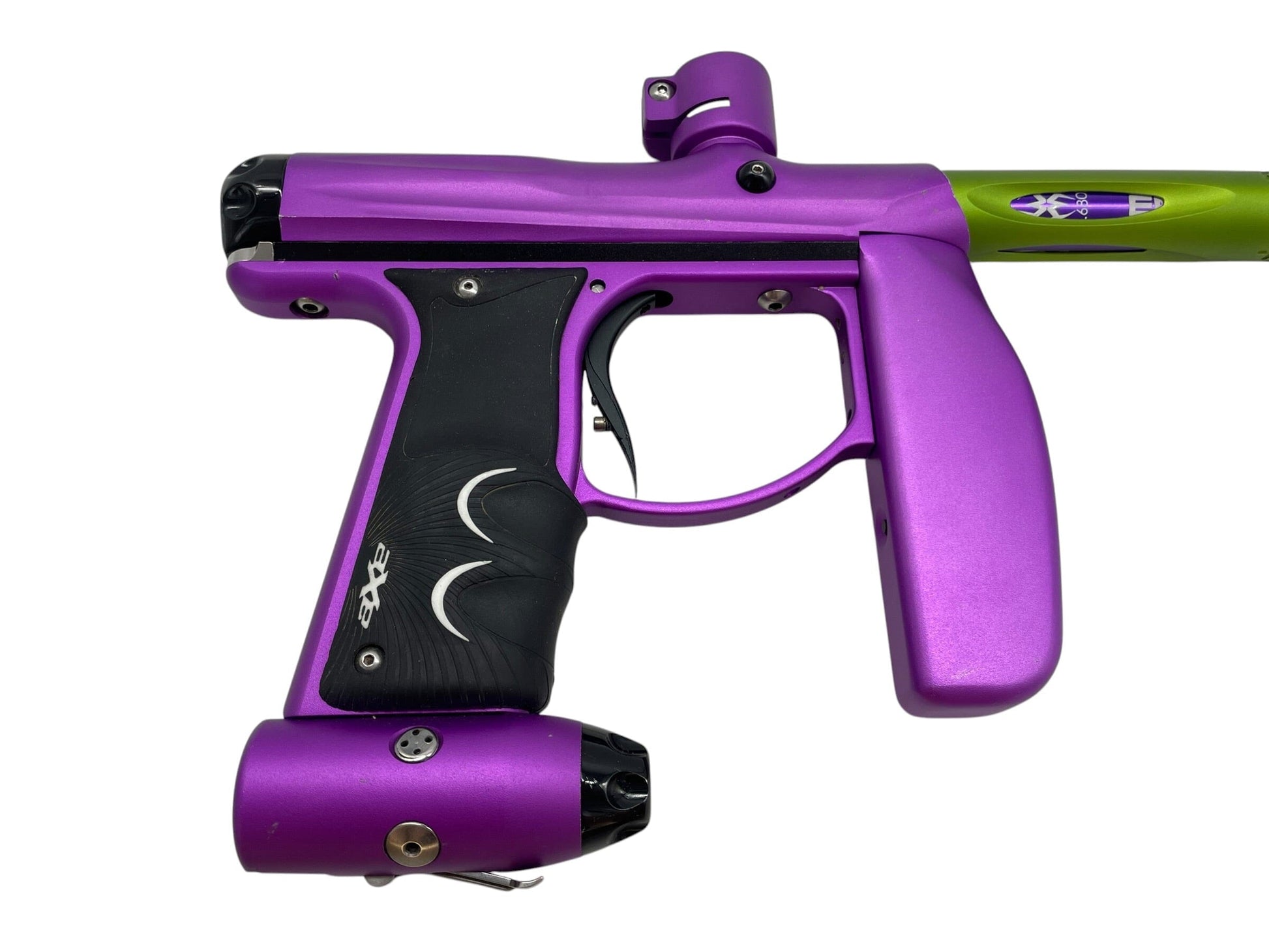 Used Empire Axe Purple/Green Paintball Gun Paintball Gun from CPXBrosPaintball Buy/Sell/Trade Paintball Markers, New Paintball Guns, Paintball Hoppers, Paintball Masks, and Hormesis Headbands
