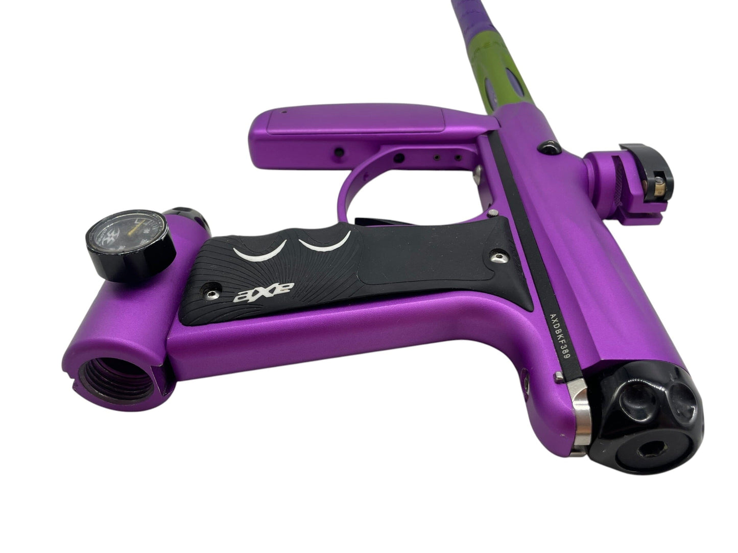 Used Empire Axe Purple/Green Paintball Gun Paintball Gun from CPXBrosPaintball Buy/Sell/Trade Paintball Markers, New Paintball Guns, Paintball Hoppers, Paintball Masks, and Hormesis Headbands