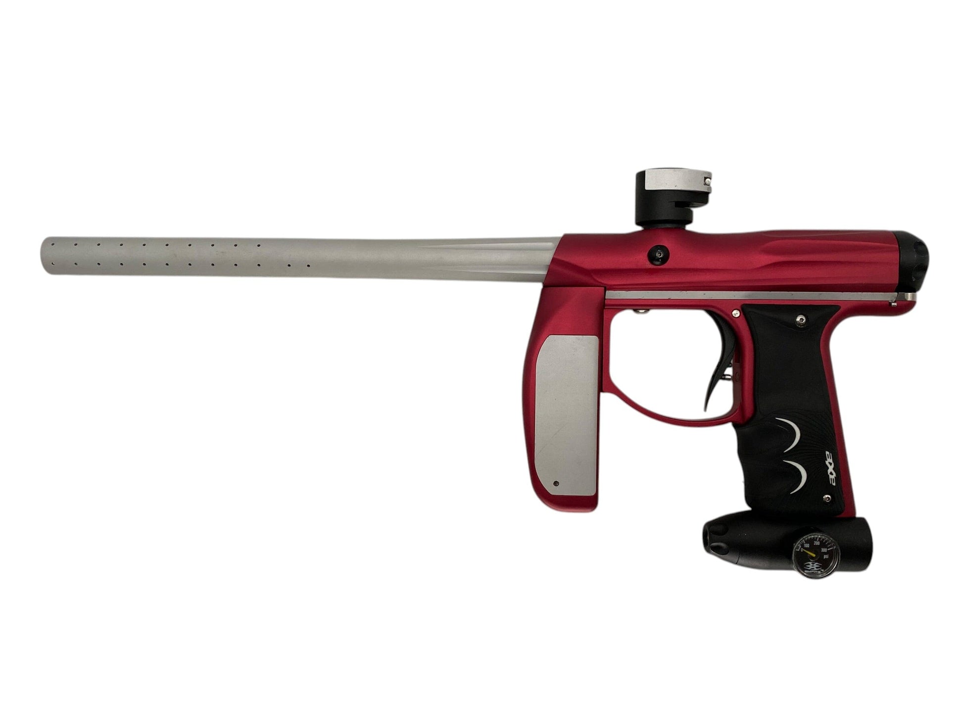 Used Empire Axe Red/Black/Silver Paintball Gun Paintball Gun from CPXBrosPaintball Buy/Sell/Trade Paintball Markers, New Paintball Guns, Paintball Hoppers, Paintball Masks, and Hormesis Headbands