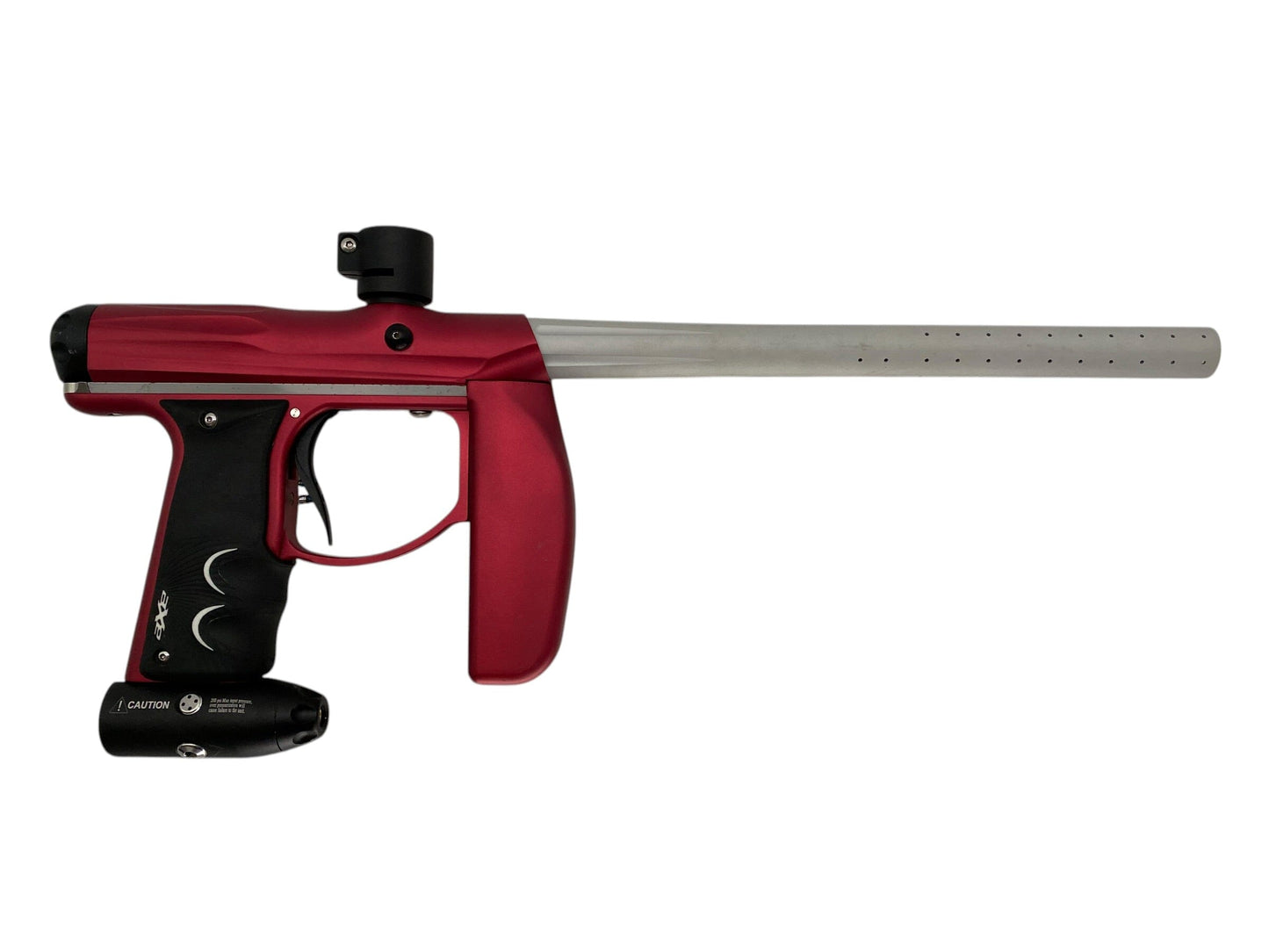 Used Empire Axe Red/Black/Silver Paintball Gun Paintball Gun from CPXBrosPaintball Buy/Sell/Trade Paintball Markers, New Paintball Guns, Paintball Hoppers, Paintball Masks, and Hormesis Headbands