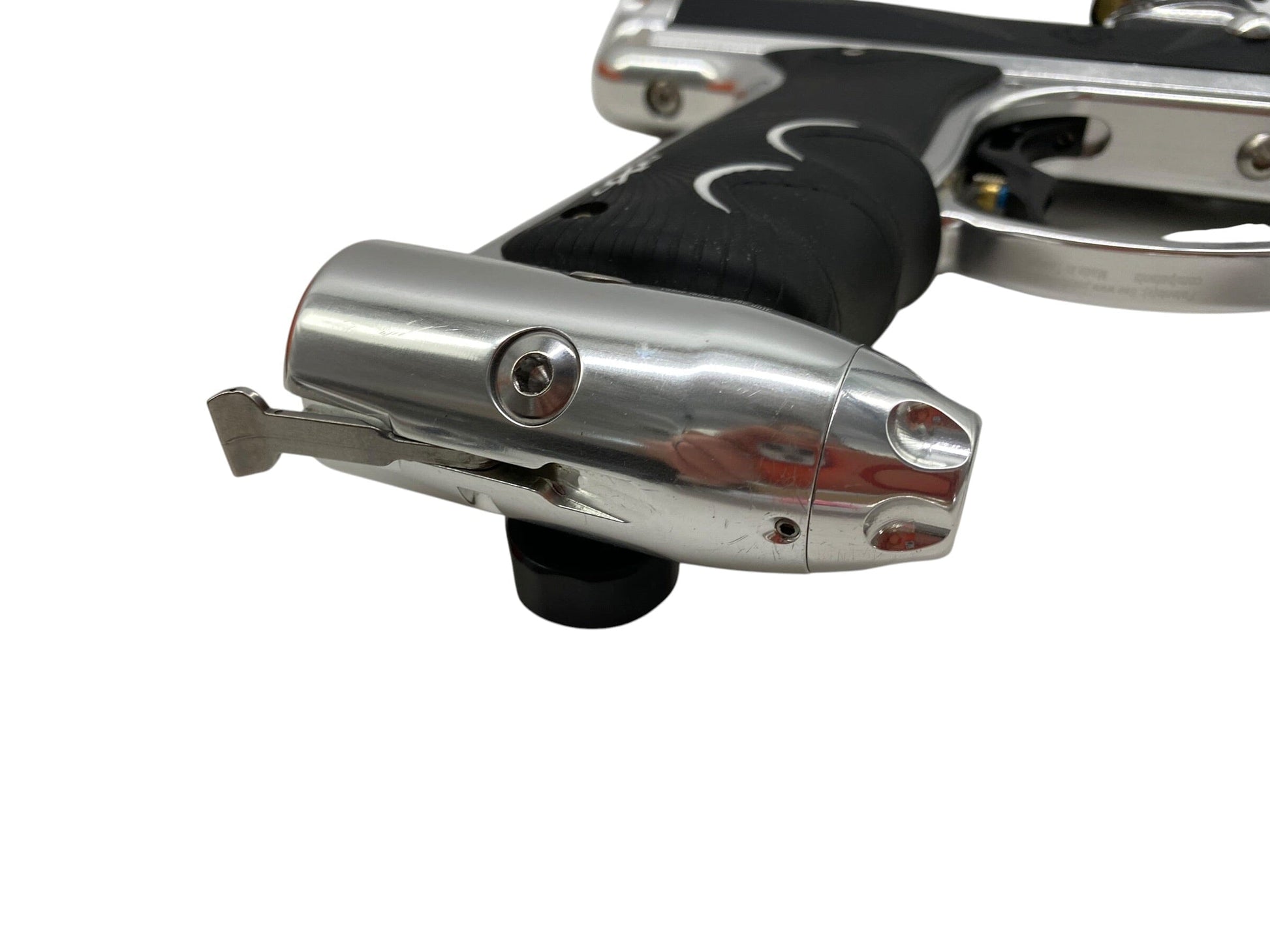 Used Empire Axe RedLine Oled W/ Inception Designs Tacticool Black/Silver Paintball Gun Paintball Gun from CPXBrosPaintball Buy/Sell/Trade Paintball Markers, New Paintball Guns, Paintball Hoppers, Paintball Masks, and Hormesis Headbands