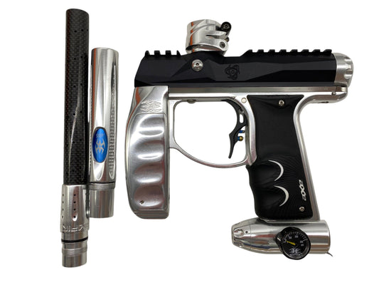 Used Empire Axe RedLine Oled W/ Inception Designs Tacticool Black/Silver Paintball Gun Paintball Gun from CPXBrosPaintball Buy/Sell/Trade Paintball Markers, New Paintball Guns, Paintball Hoppers, Paintball Masks, and Hormesis Headbands