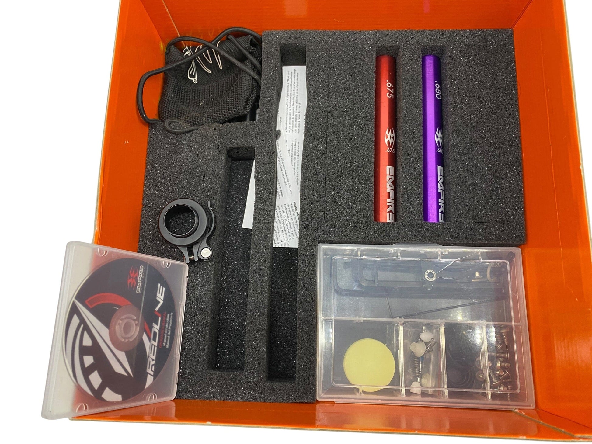 Used Empire Axe RedLine Oled W/ Inception Designs Tacticool Black/Silver Paintball Gun Paintball Gun from CPXBrosPaintball Buy/Sell/Trade Paintball Markers, New Paintball Guns, Paintball Hoppers, Paintball Masks, and Hormesis Headbands