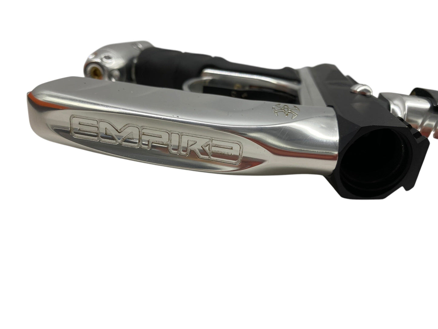 Used Empire Axe RedLine Oled W/ Inception Designs Tacticool Black/Silver Paintball Gun Paintball Gun from CPXBrosPaintball Buy/Sell/Trade Paintball Markers, New Paintball Guns, Paintball Hoppers, Paintball Masks, and Hormesis Headbands
