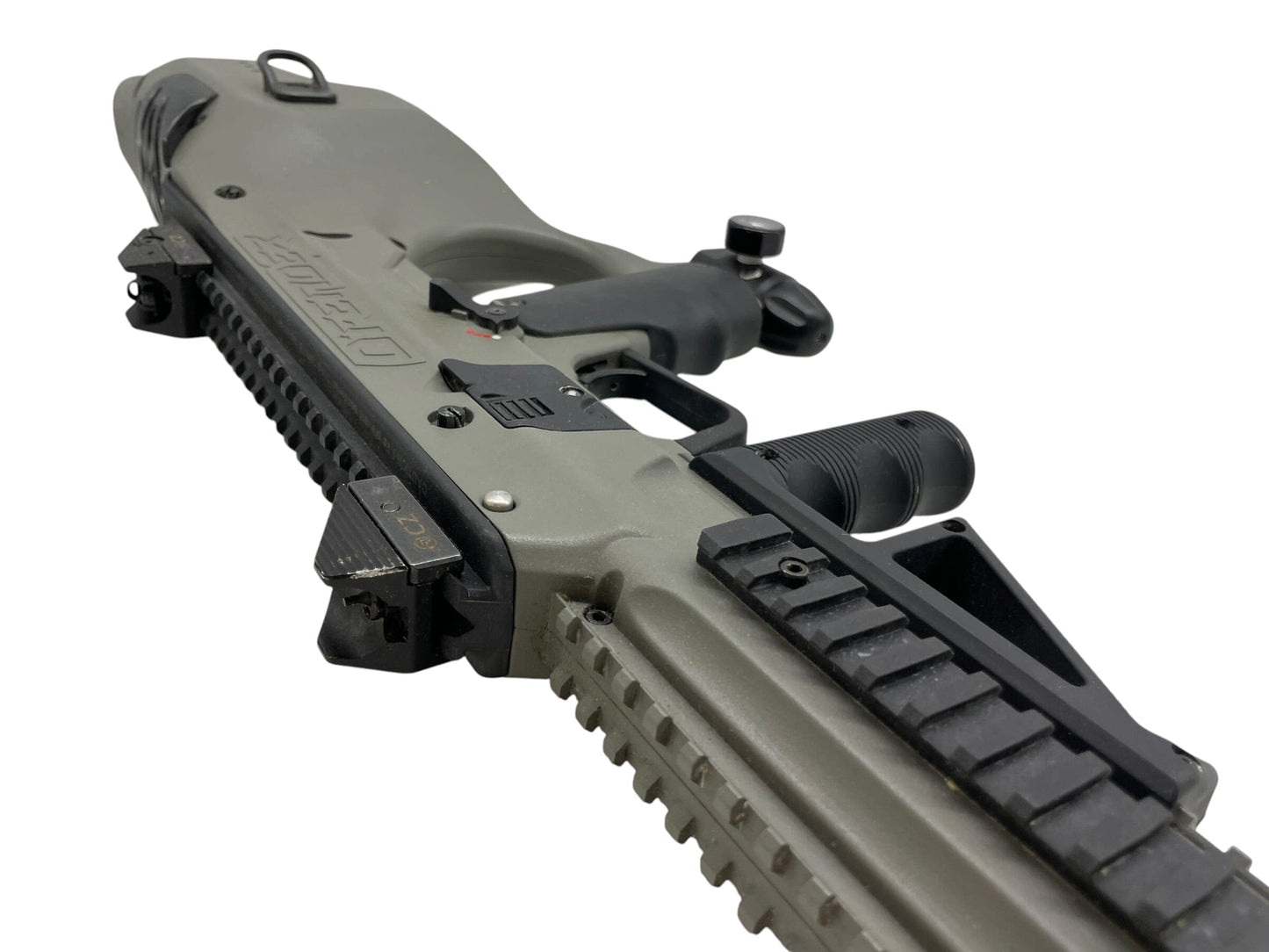 Used Empire Defender Grey/Black Electronic Paintball Gun Paintball Gun from CPXBrosPaintball Buy/Sell/Trade Paintball Markers, New Paintball Guns, Paintball Hoppers, Paintball Masks, and Hormesis Headbands