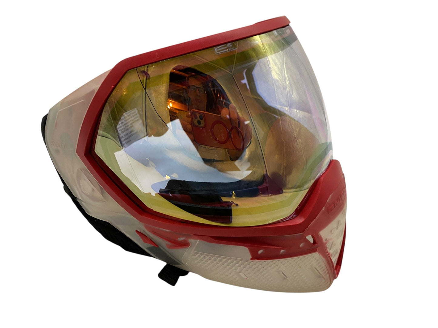 Used Empire EVS Clear/Red Paintball Mask Goggles Paintball Gun from CPXBrosPaintball Buy/Sell/Trade Paintball Markers, New Paintball Guns, Paintball Hoppers, Paintball Masks, and Hormesis Headbands