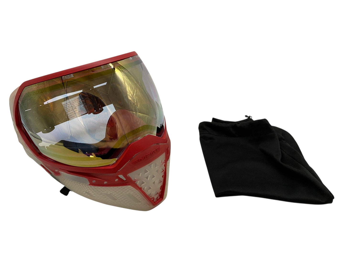 Used Empire EVS Clear/Red Paintball Mask Goggles Paintball Gun from CPXBrosPaintball Buy/Sell/Trade Paintball Markers, New Paintball Guns, Paintball Hoppers, Paintball Masks, and Hormesis Headbands